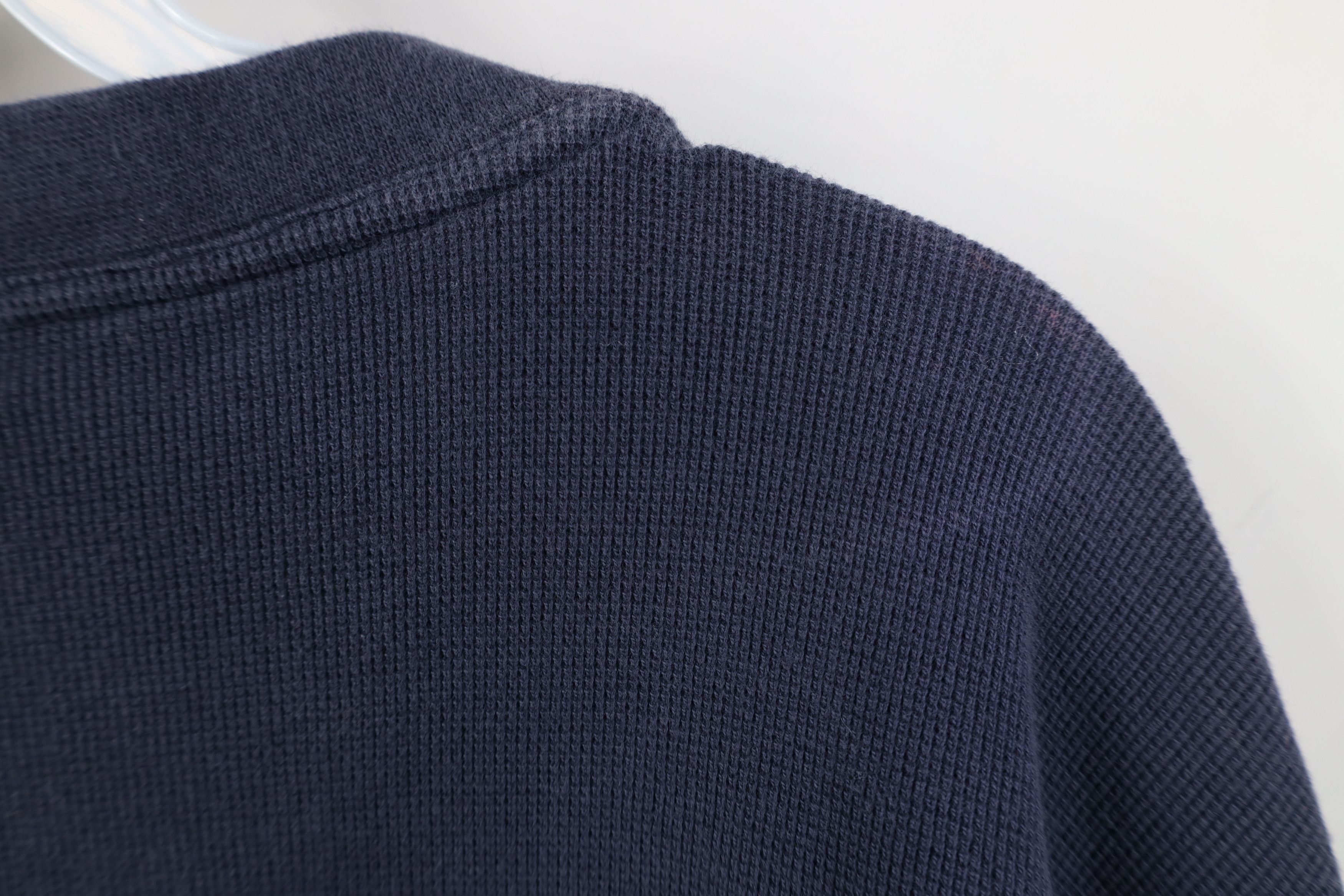Vintage Vintage 90s Streetwear Thermal Waffle Knit Henley T-Shirt Size US XXL / EU 58 / 5 - 9 Thumbnail