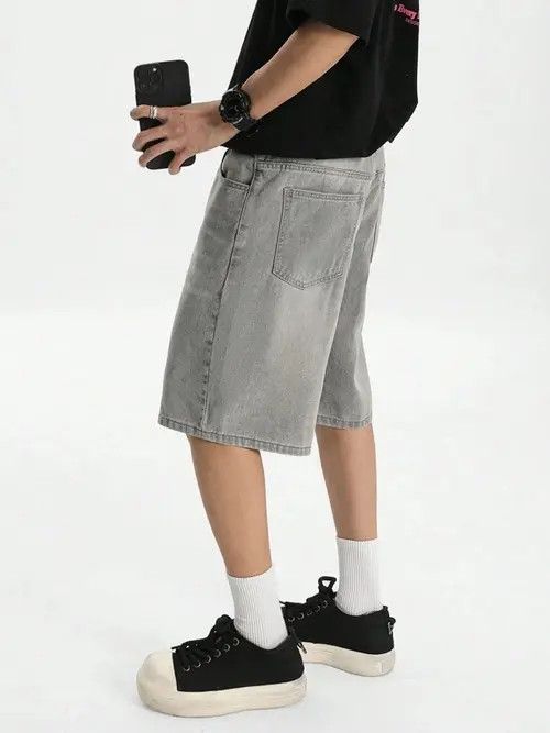 Jean Tomoko x Maezo Denim jeans jorts Y2K Drip shorts Size US 32 / EU 48 - 3 Thumbnail
