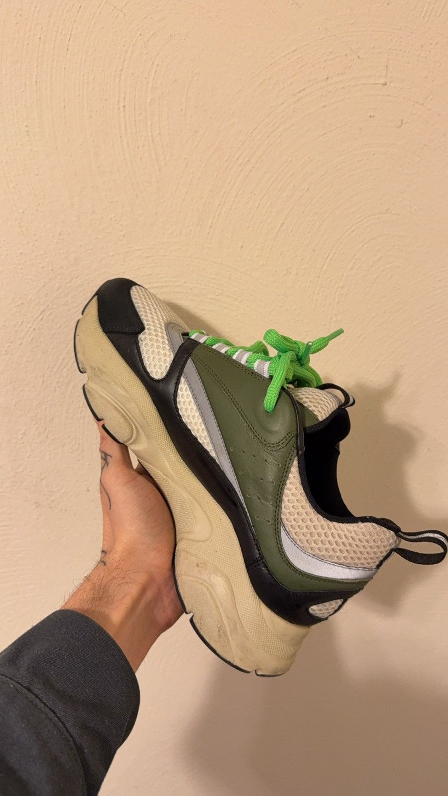 Dior Dior B22 Khaki Pistachio Size US 9 / EU 42 - 8 Thumbnail