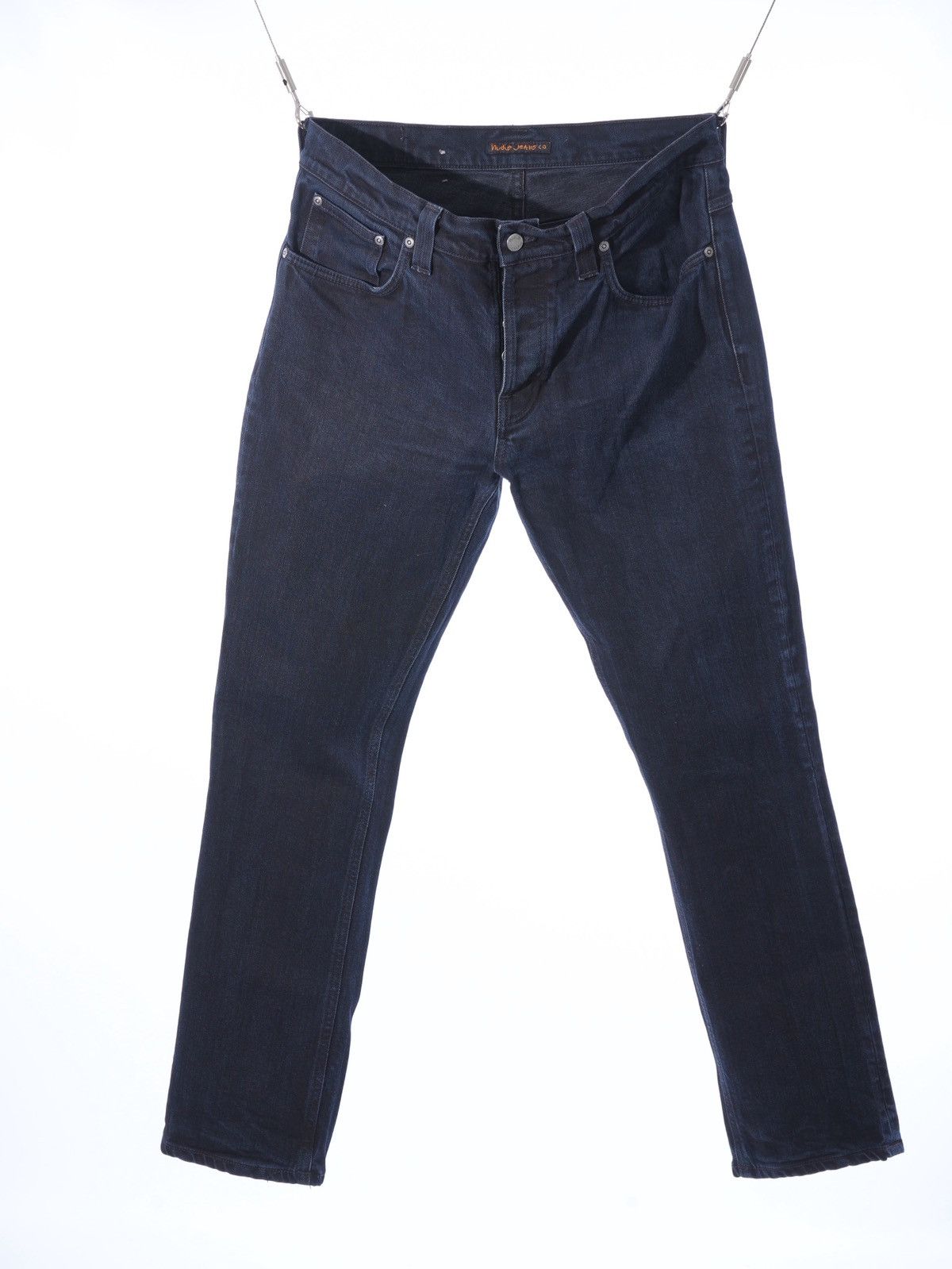Japanese Brand Nudie Jeans grim tim black ring jeans denim fits w34 Size US 36 / EU 52 - 4 Thumbnail
