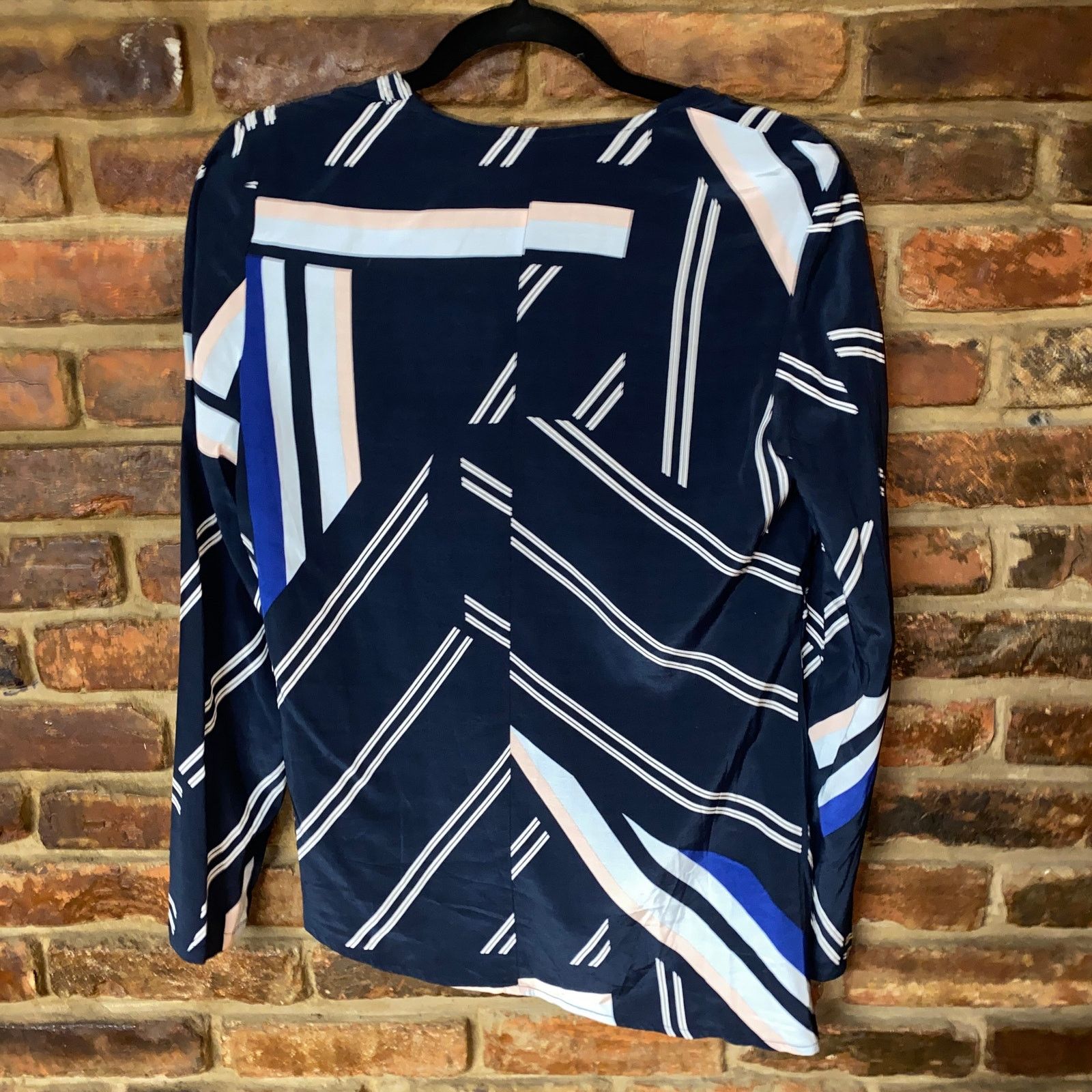 Other NWT Symphony + Notes Asymmetrical Faux-Wrap Blouse Small Size S / US 4 / IT 40 - 6 Thumbnail
