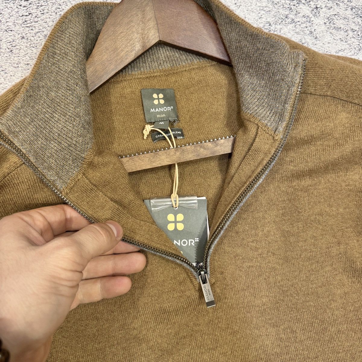 Other Manor Man Cashmere Blend Wool RWS M Switzerland Size US M / EU 48-50 / 2 - 4 Thumbnail