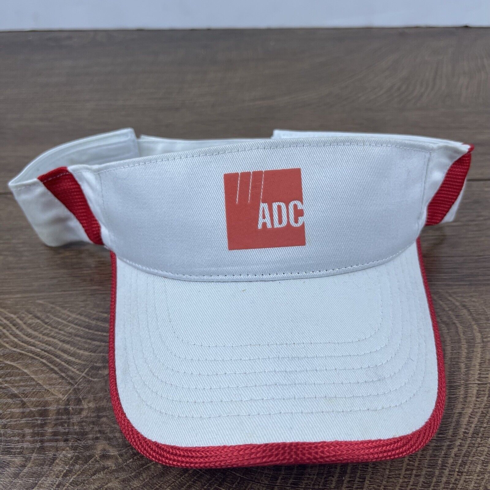 Other ADC W Visor Hat White ADC Cap Hat Adjustable Hat White Adult Size ONE SIZE - 3 Thumbnail