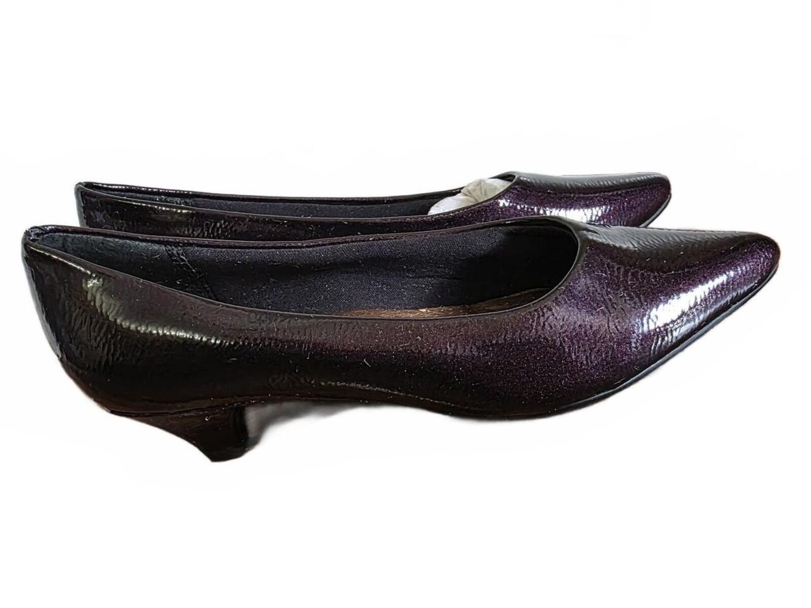 Other Soft Style Womens Pointed Toe Low Heel Burgandy Pumps Size 7 Size US 7 / IT 37 - 2 Thumbnail