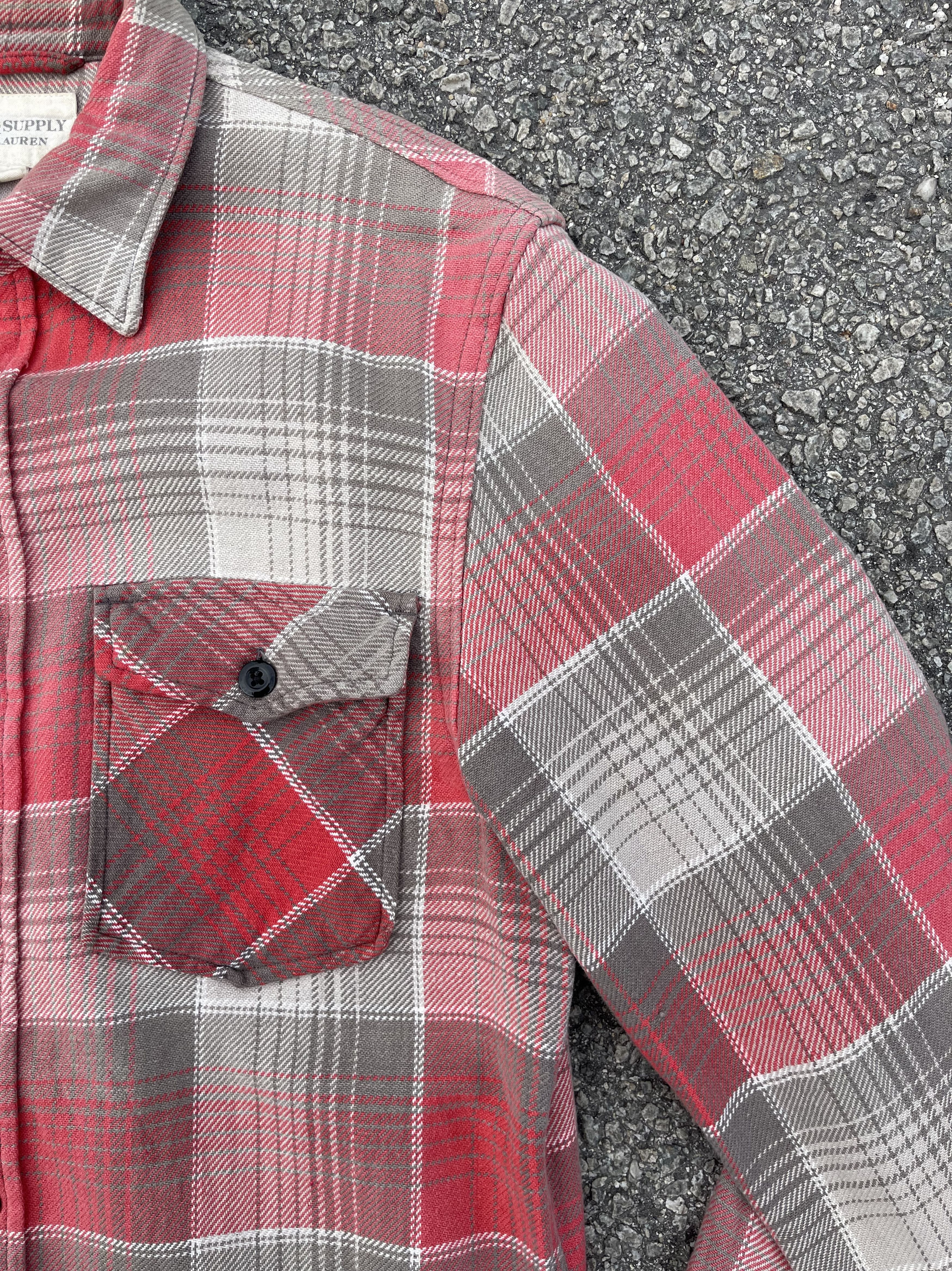 Denim & Supply Ralph Lauren Ultra Heavy Flannel Double Sided Pocket Faded sun of The Day Size US S / EU 44-46 / 1 - 6 Thumbnail