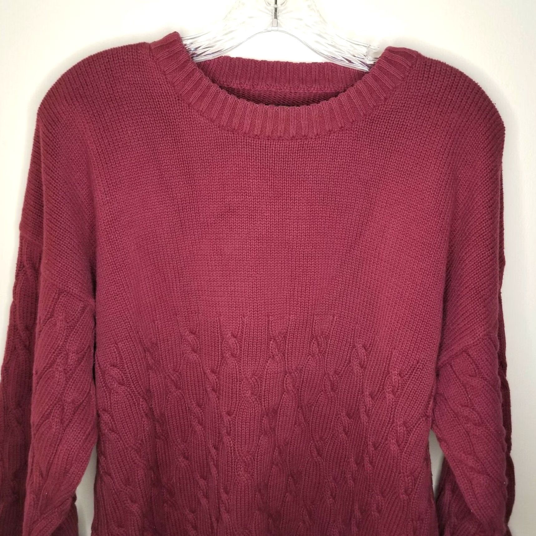 Eddie Bauer Eddie Bauer Women's Red Heavy Long Sleeve Pullover Sweater Large Size L / US 10 / IT 46 - 2 Thumbnail