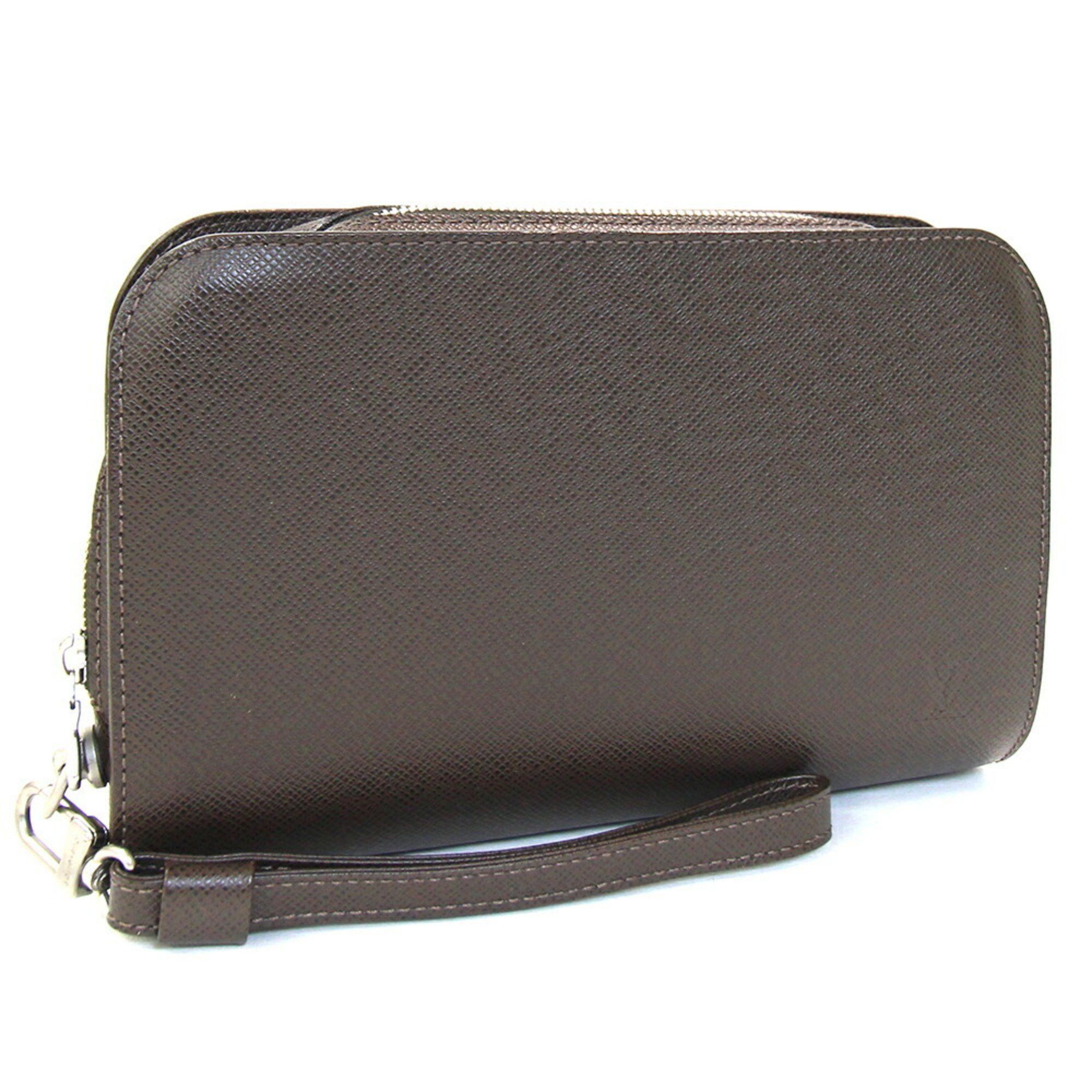 Louis Vuitton Louis Vuitton Second Bag Taiga Baikal M30188 Grisli Clutch Brown Men's LOUIS VUITTON Size ONE SIZE - 1 Thumbnail