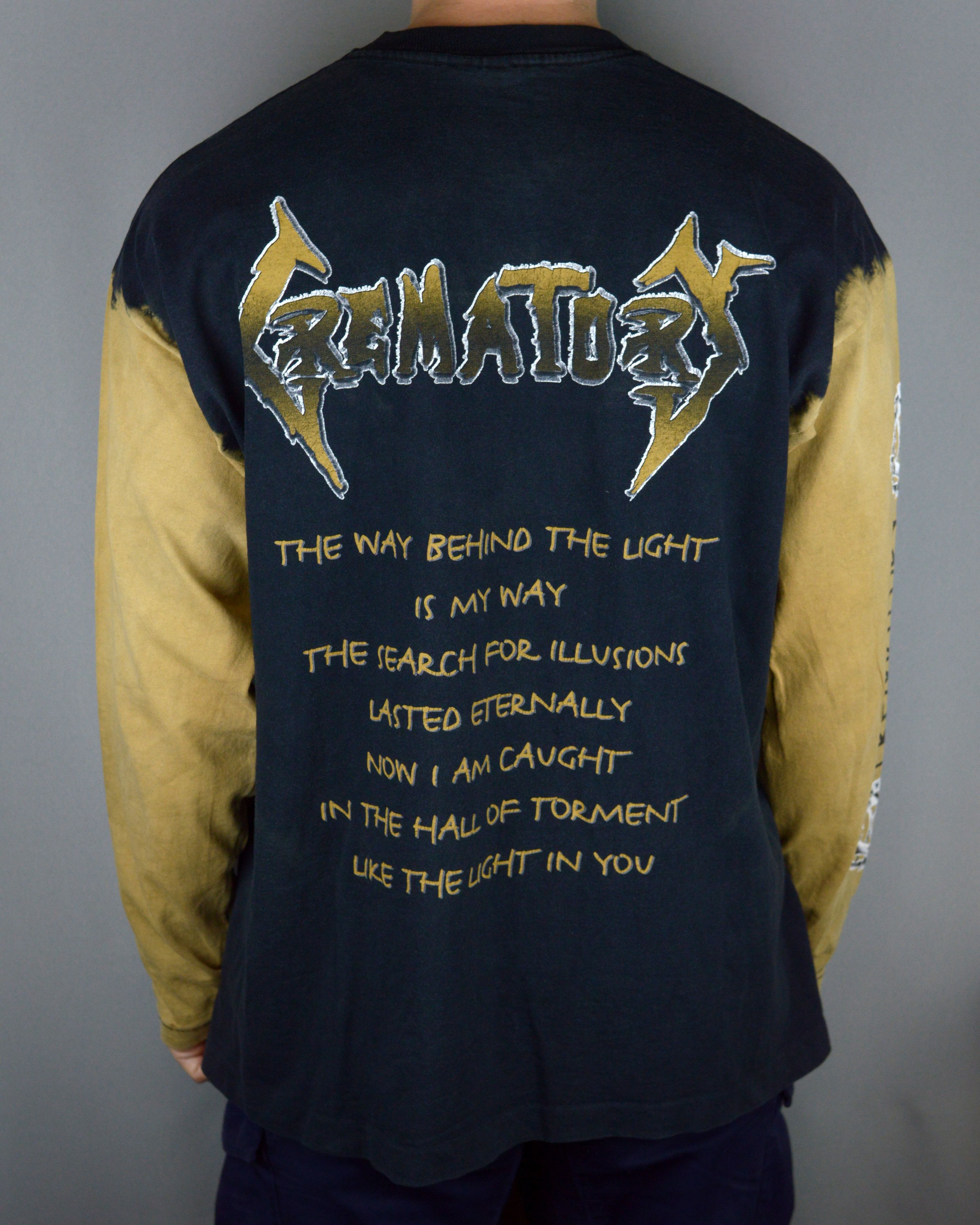 Band Tees × Vintage Vintage Crematory Illusions 1995 long sleeve t shirt Size US XL / EU 56 / 4 - 3 Thumbnail