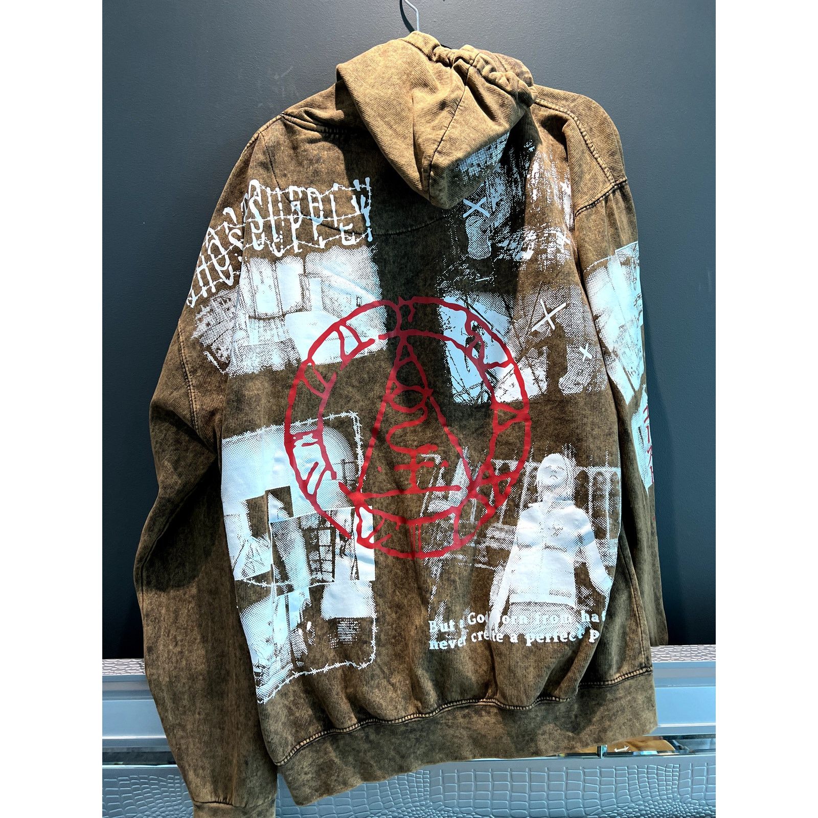 Other NEW GhostSupply Silent Hill Hoodie w/ Chain Brown Acid Large Size US L / EU 52-54 / 3 - 2 Thumbnail