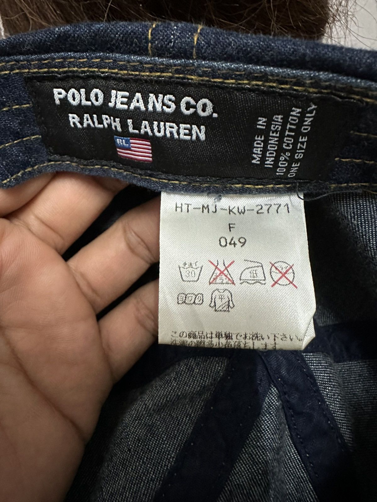 Polo Ralph Lauren Polo Ralph Lauren Denim Cap Size ONE SIZE - 9 Thumbnail