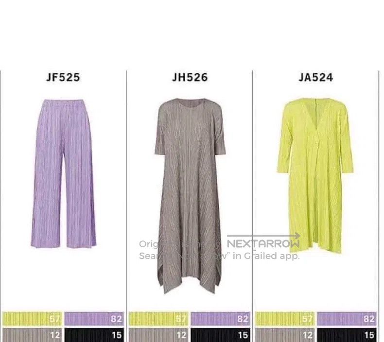 Issey Miyake Issey Miyake size:5 Purple Midi Skirt Size 22" - 2 Thumbnail