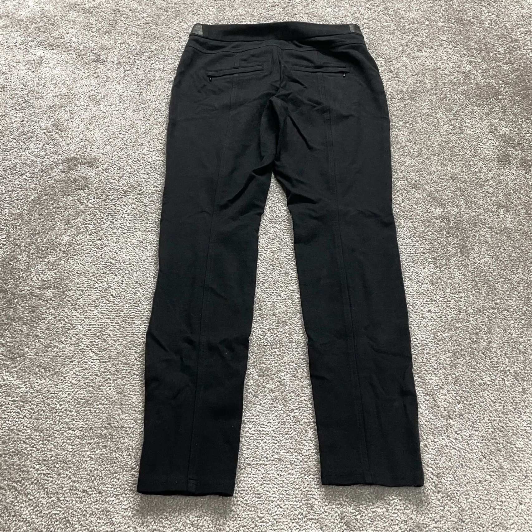 Vintage VINTAGE INC International Concepts Womens Pants Casual Tapered Fit Black Size 6 Stretch Size 28" / US 6 / IT 42 - 2 Thumbnail