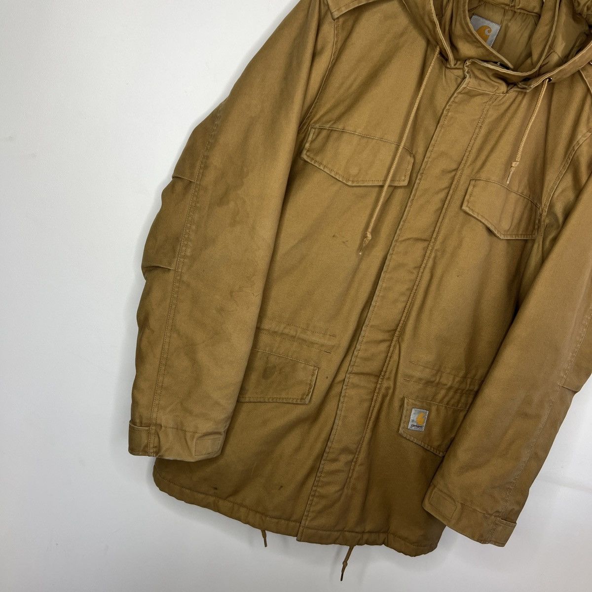 Carhartt × Vintage Vintage Carhartt Hickman Coat Jacket Parka Detroit Cordura Size US M / EU 48-50 / 2 - 3 Thumbnail