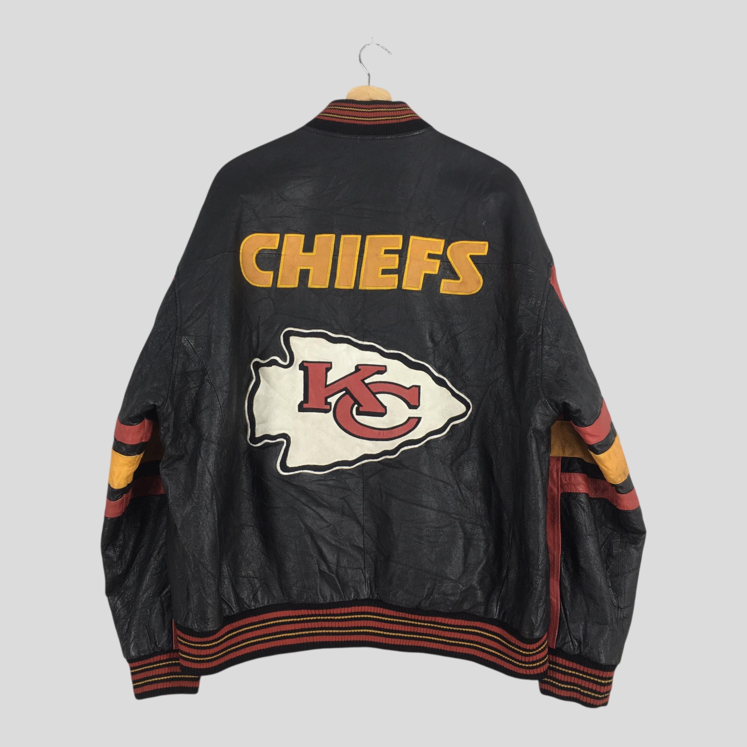 NFL Redskins Tiger Teddy leather jacket vintage 90s | Grailed