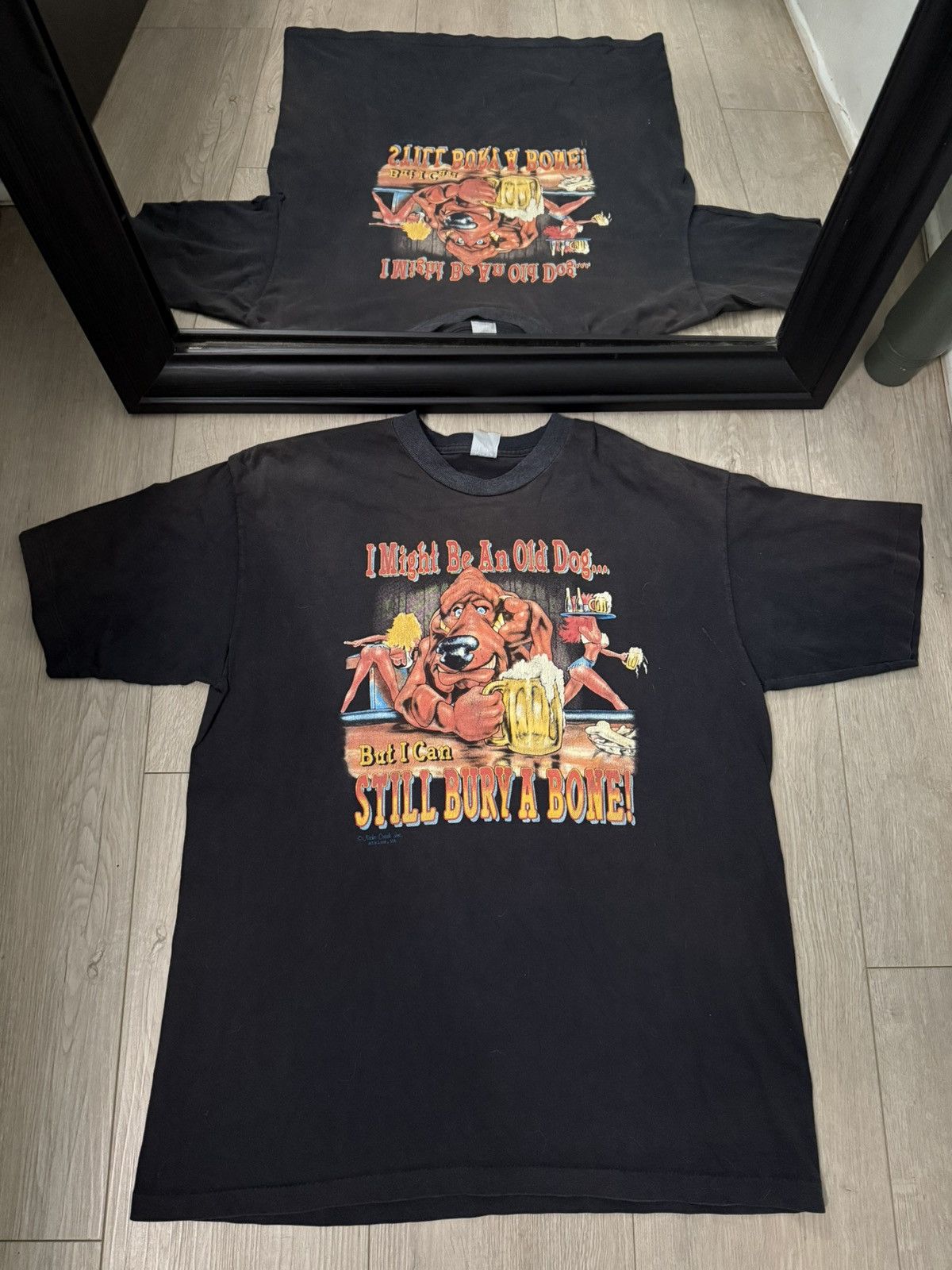 Harley Davidson × Vintage Vintage / Y2K 3D Emblem Old Dog Biker Shirt Size US XL / EU 56 / 4 - 1 Thumbnail