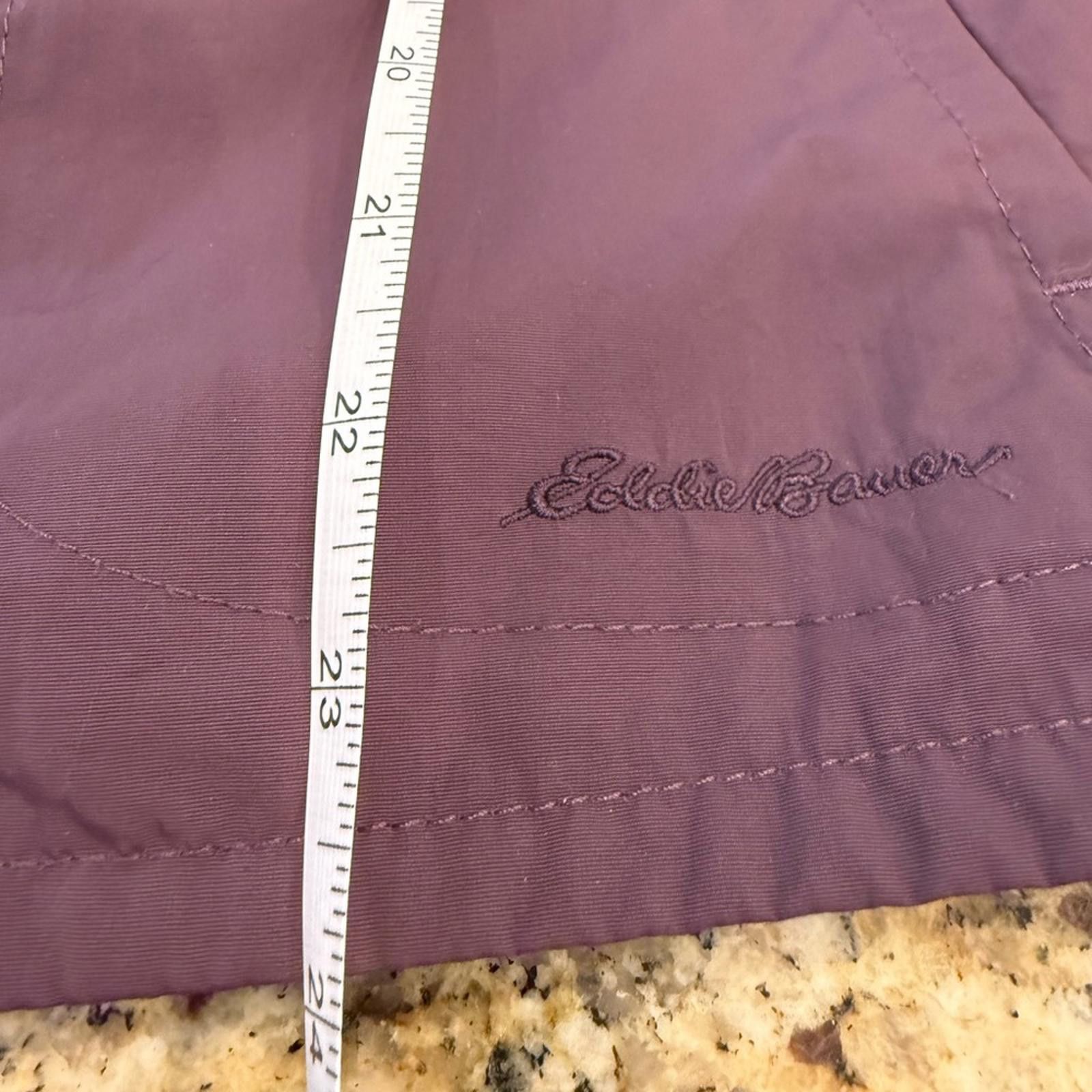 Eddie Bauer Eddie Bauer jacket plum purple zip front multi pocket SZ SM Size S / US 4 / IT 40 - 10 Thumbnail