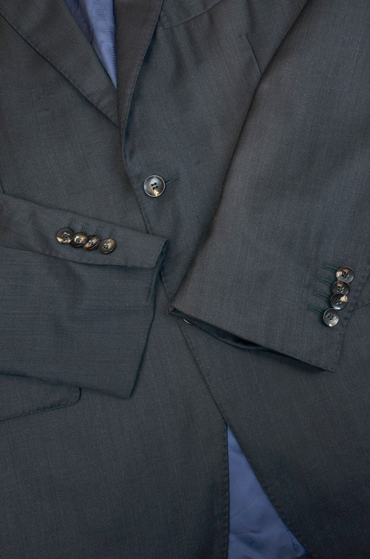 Designer Suitsupply Napoli Blazer Super 110s Wool Classic - 44 Size 50R - 3 Thumbnail