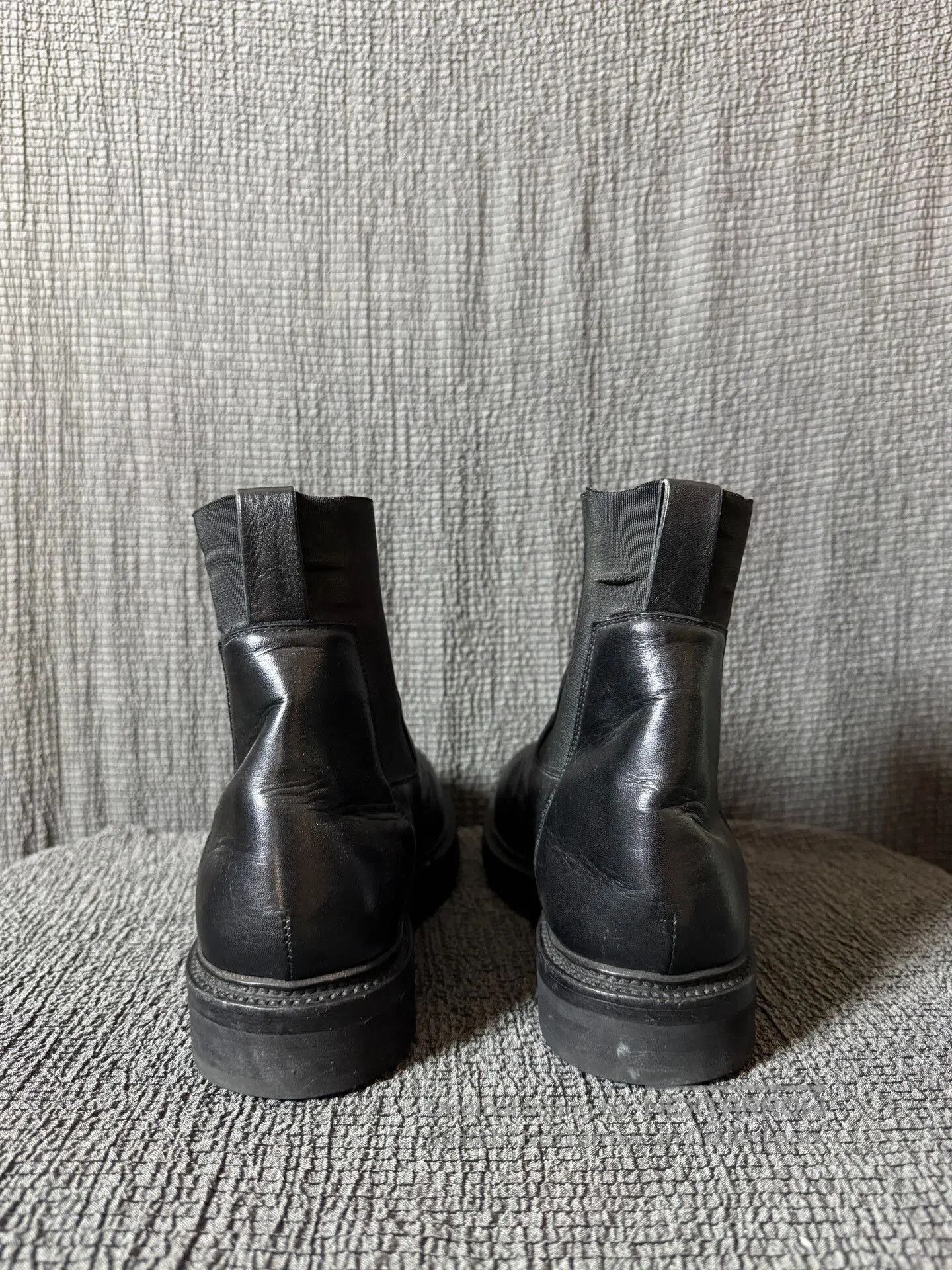 Rick Owens rick owens black leather chelsea boots. Size US 7.5 / EU 40-41 - 6 Thumbnail