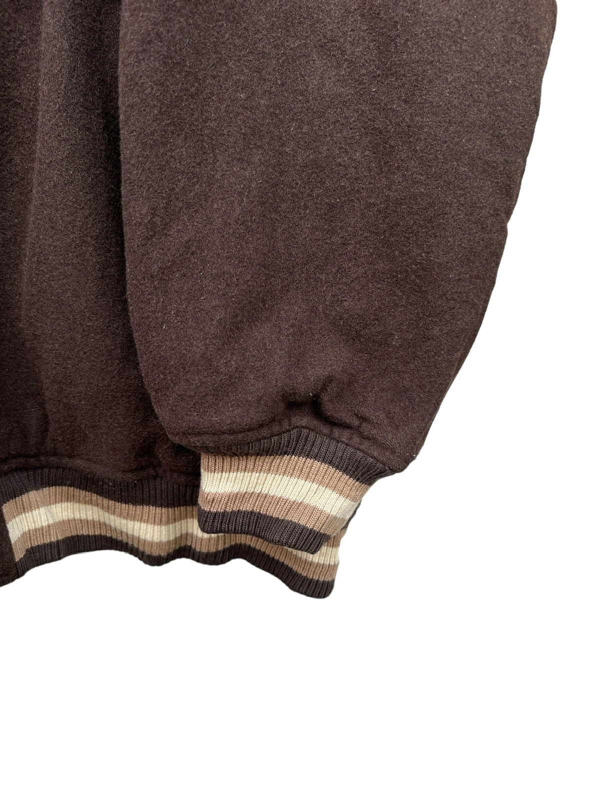 Sean John Sean John Baggy Boxy 3XL Oversized Brown Varsity Jacket Size US XXL / EU 58 / 5 - 5 Thumbnail