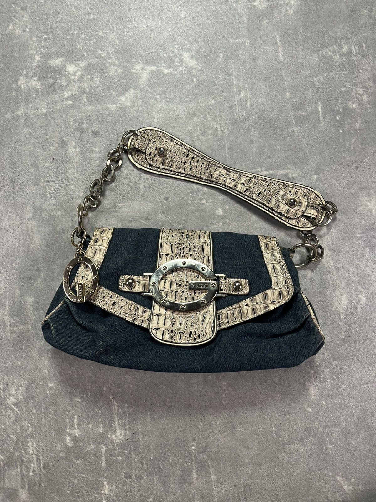 Guess 00s Guess Denim Buckle Y2K Bag Size ONE SIZE - 1 Thumbnail