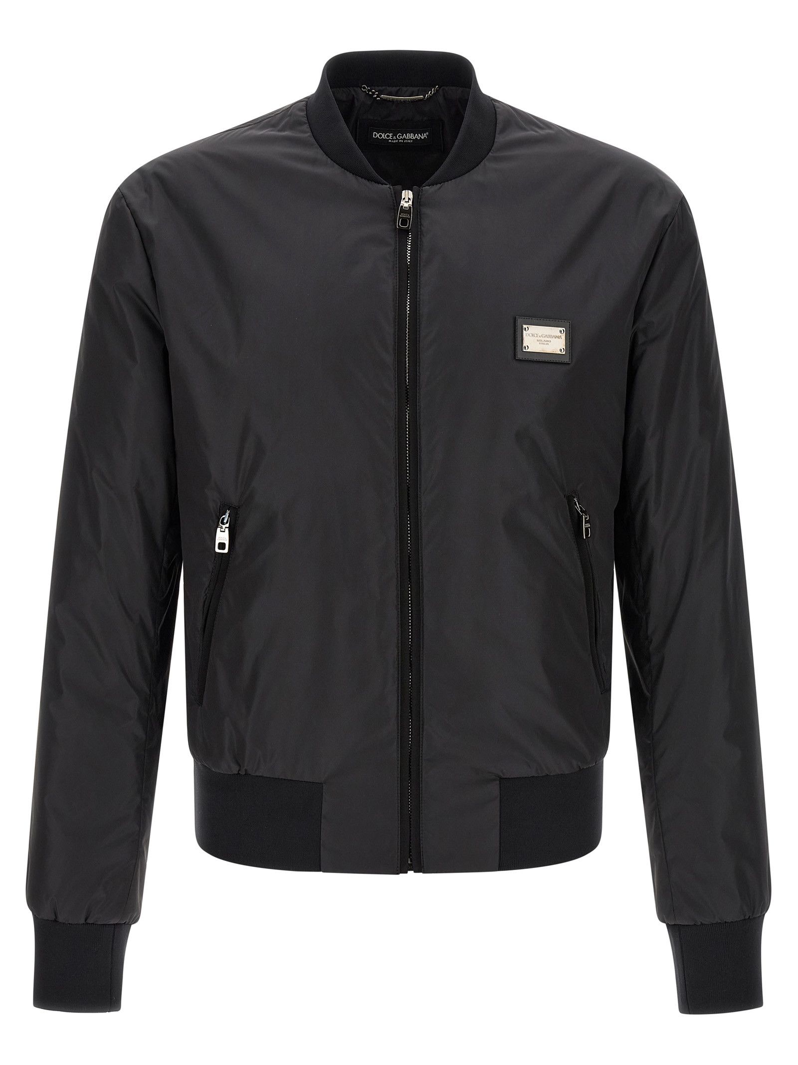 Dolce & Gabbana Logo plaque bomber jacket Size US L / EU 52-54 / 3 - 1 Thumbnail