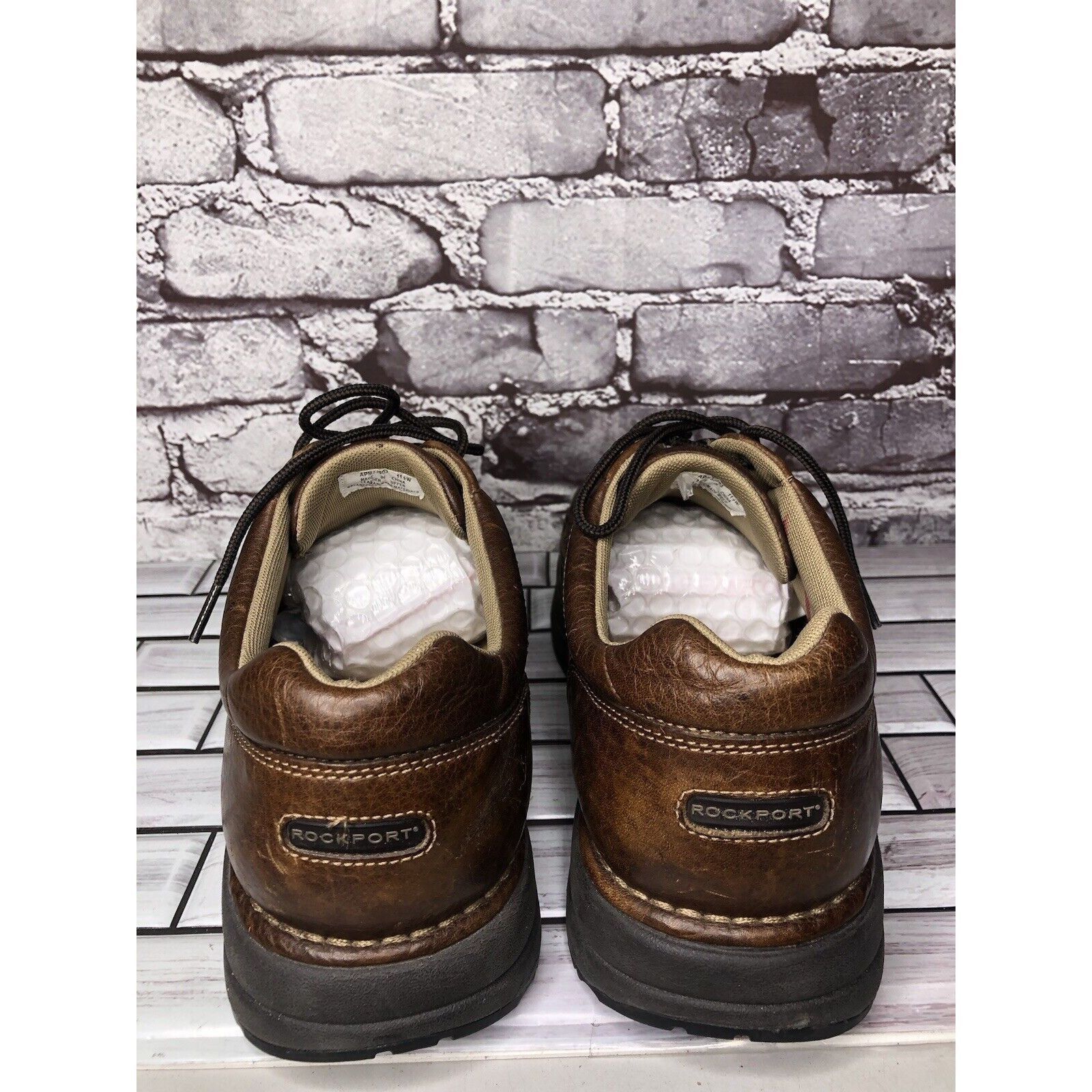 Rockport Rockport APM33603 Prowalker Brown Leather Walking Casual Sho Size US 11.5 / EU 44-45 - 15 Thumbnail