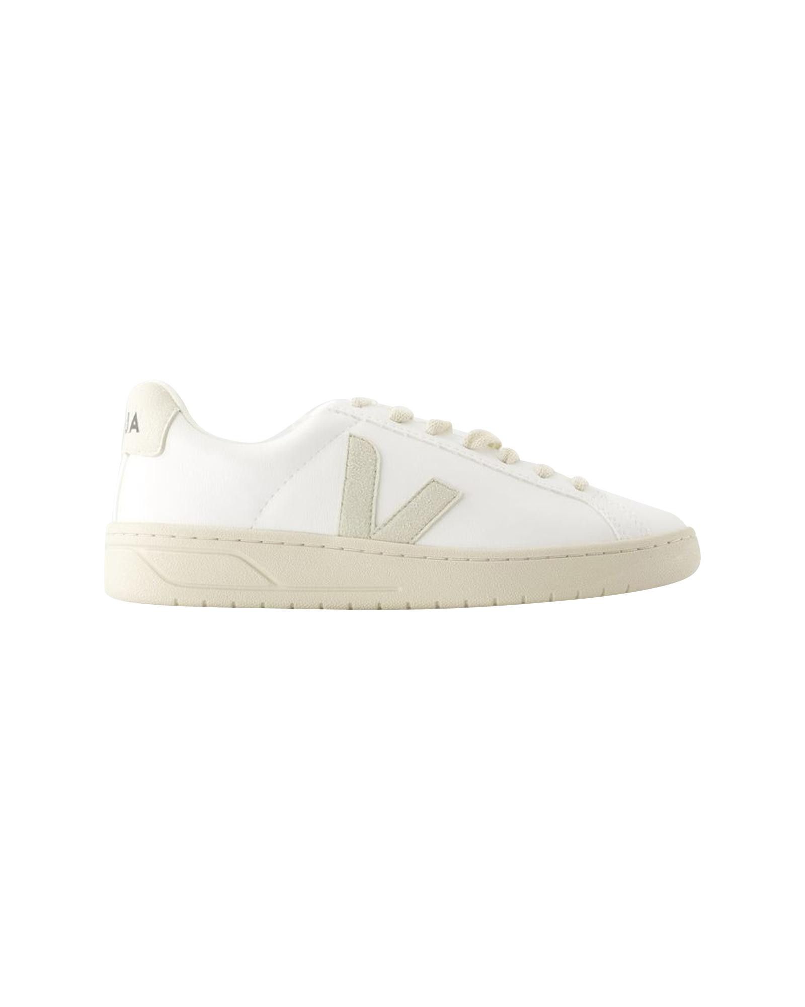 image of Veja Pointed Toe Sneakers - Synthetic Leather in White, Women's (Size 11)