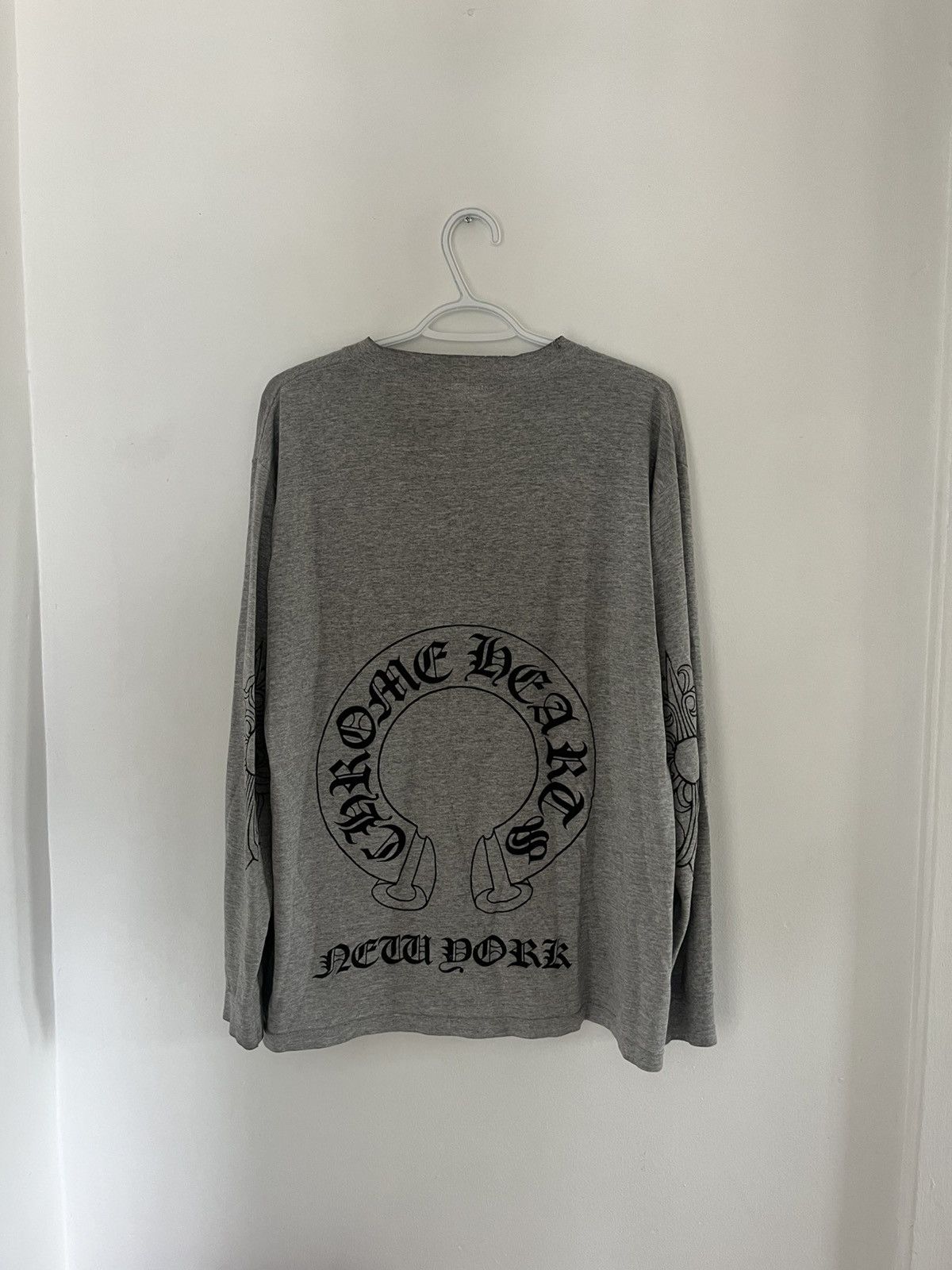 Chrome Hearts Vintage chrome hearts grey longsleeve Size US M / EU 48-50 / 2 - 5 Thumbnail