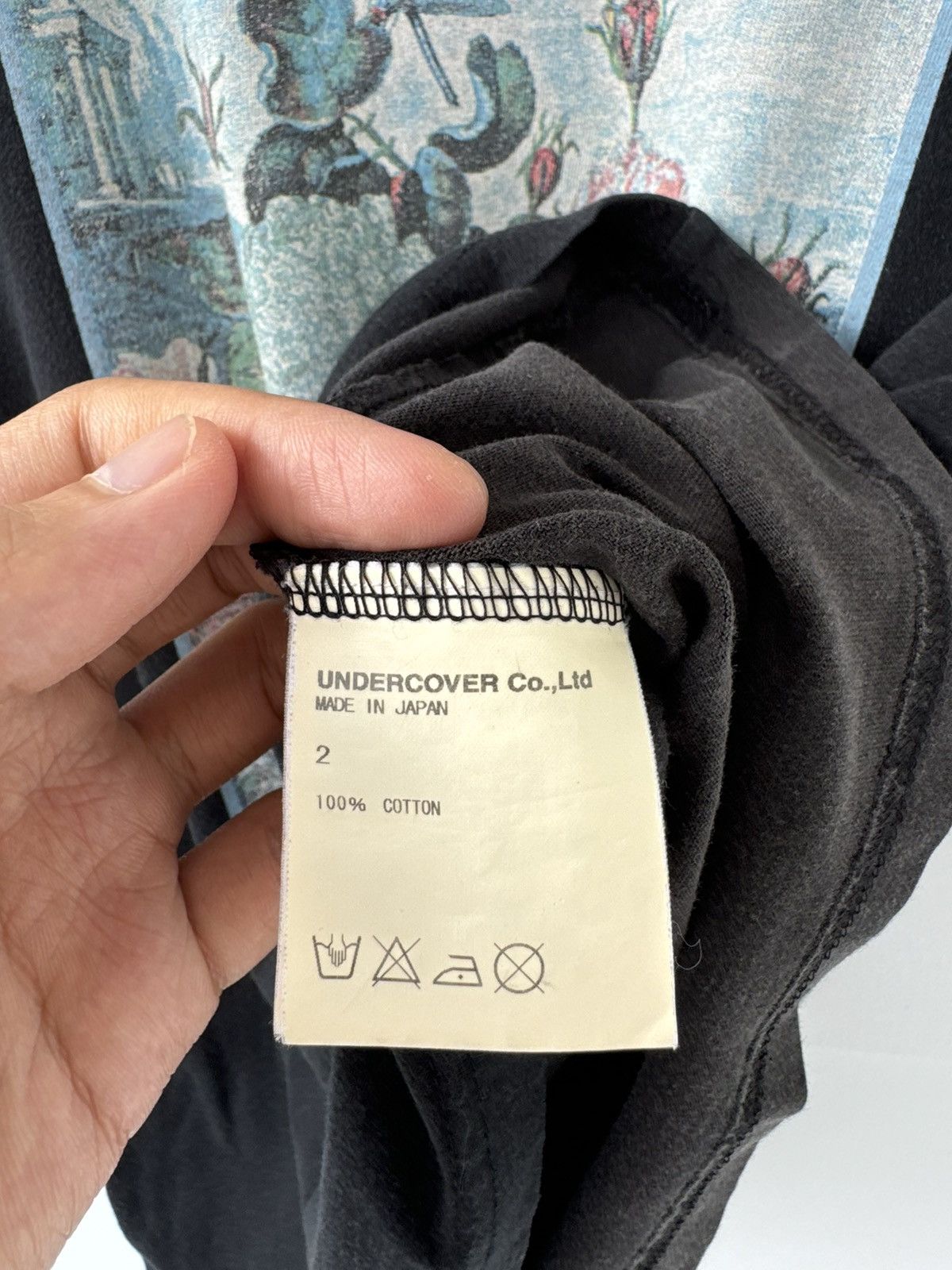 Undercover UNDERCOVER FLOWER PHOTO TEE Size US XS / EU 42 / 0 - 6 Thumbnail