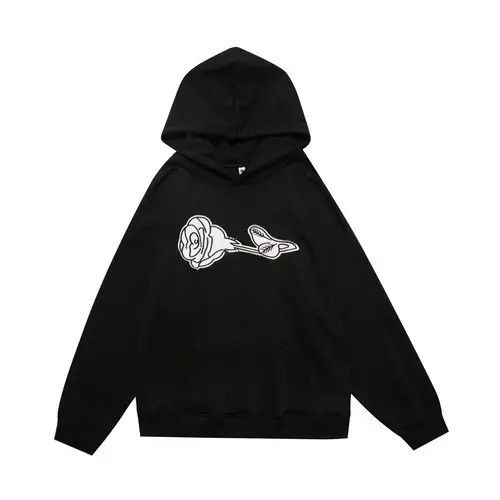 Japanese Brand Rose Patch Pullover Hoodie Size US M / EU 48-50 / 2 - 1 Thumbnail