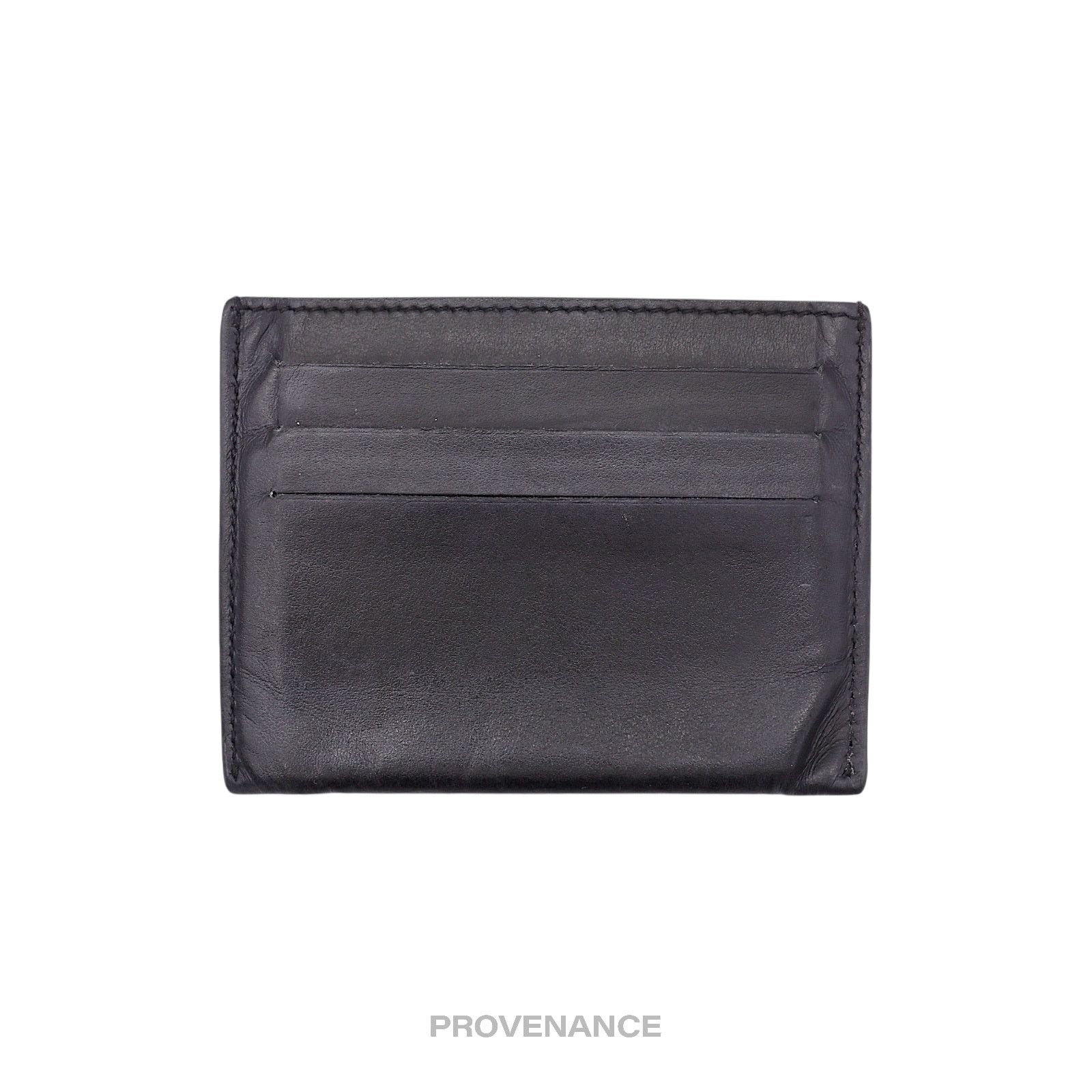 Givenchy 🔴 Givenchy Logo Card Wallet - Black Leather Metal Studs Size ONE SIZE - 2 Thumbnail