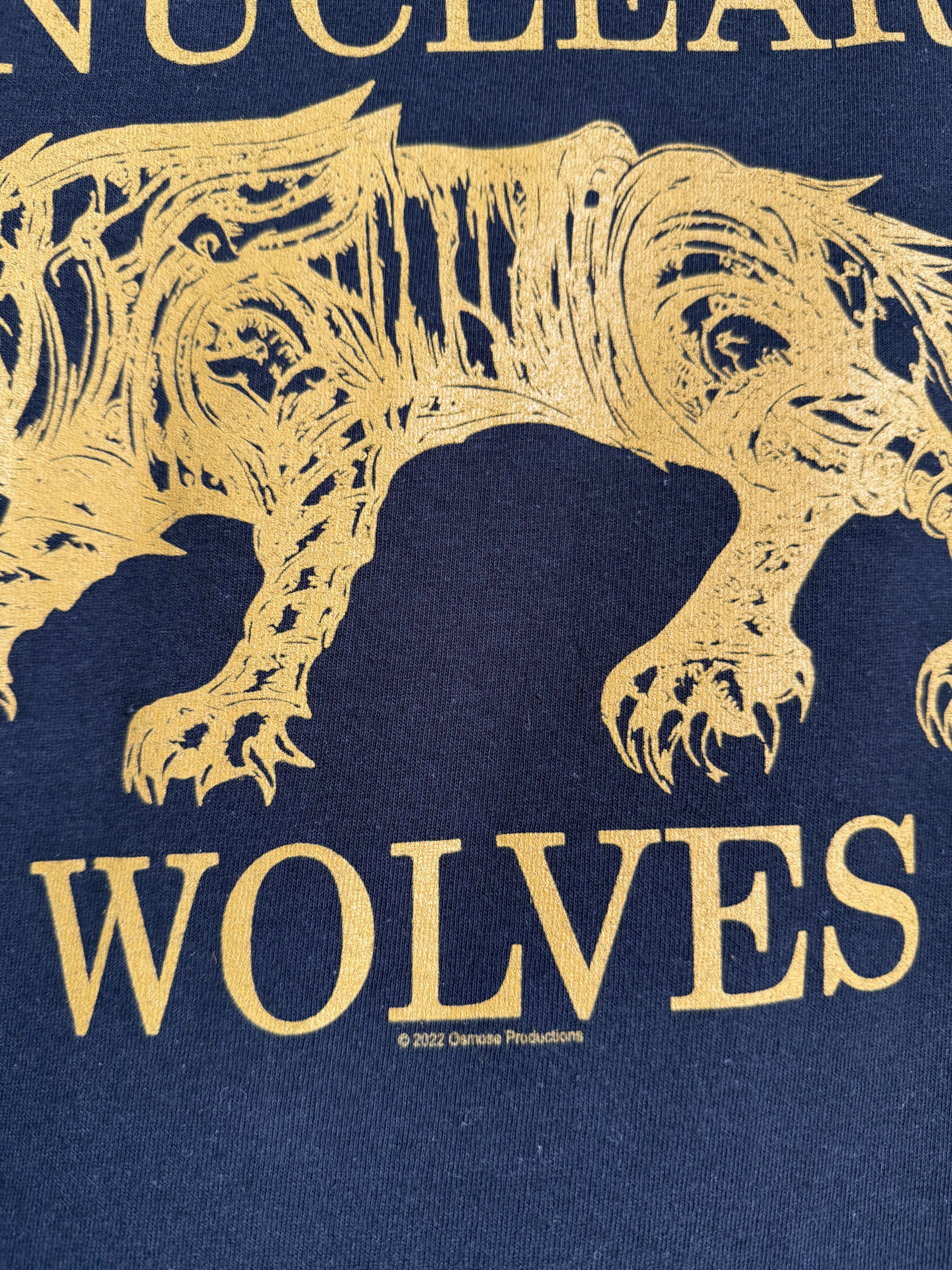 Band Tees × Vintage 2022 Diocletian nuclear wolves black metal t-shirt Size US M / EU 48-50 / 2 - 3 Thumbnail