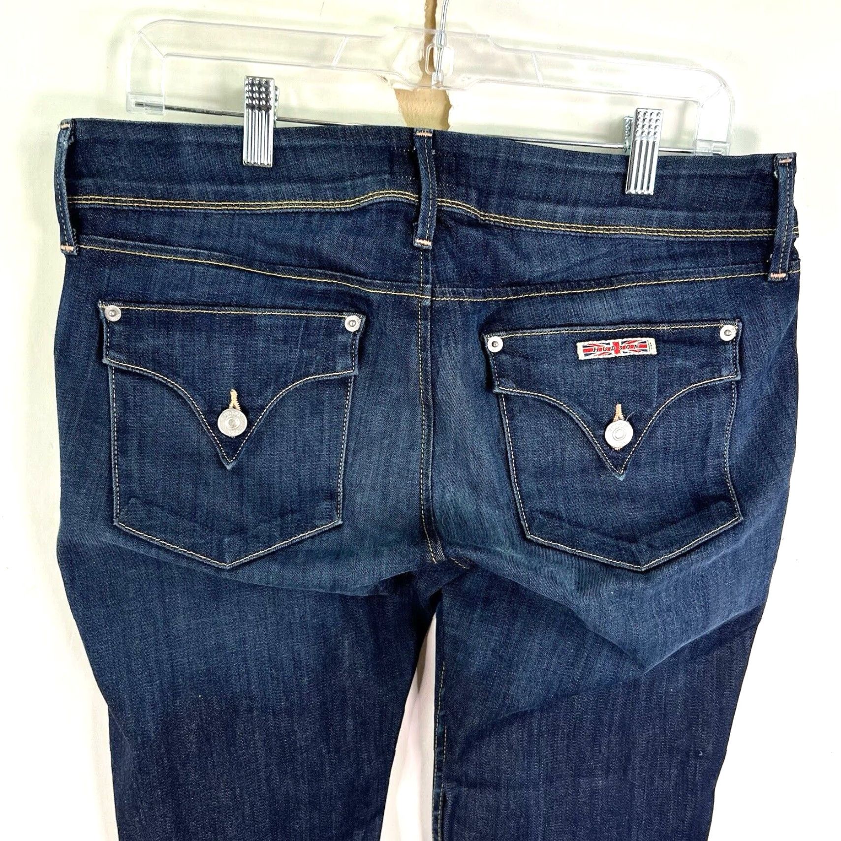 Hudson Hudson Collin Skinny Jeans Womens Plus Size 30 Blue 29 Inseam Denim 5-Pocket Dark Wash Zipper Button Logo Clothing Jeans Mens? Size 30" / US 8 / IT 44 - 7 Thumbnail