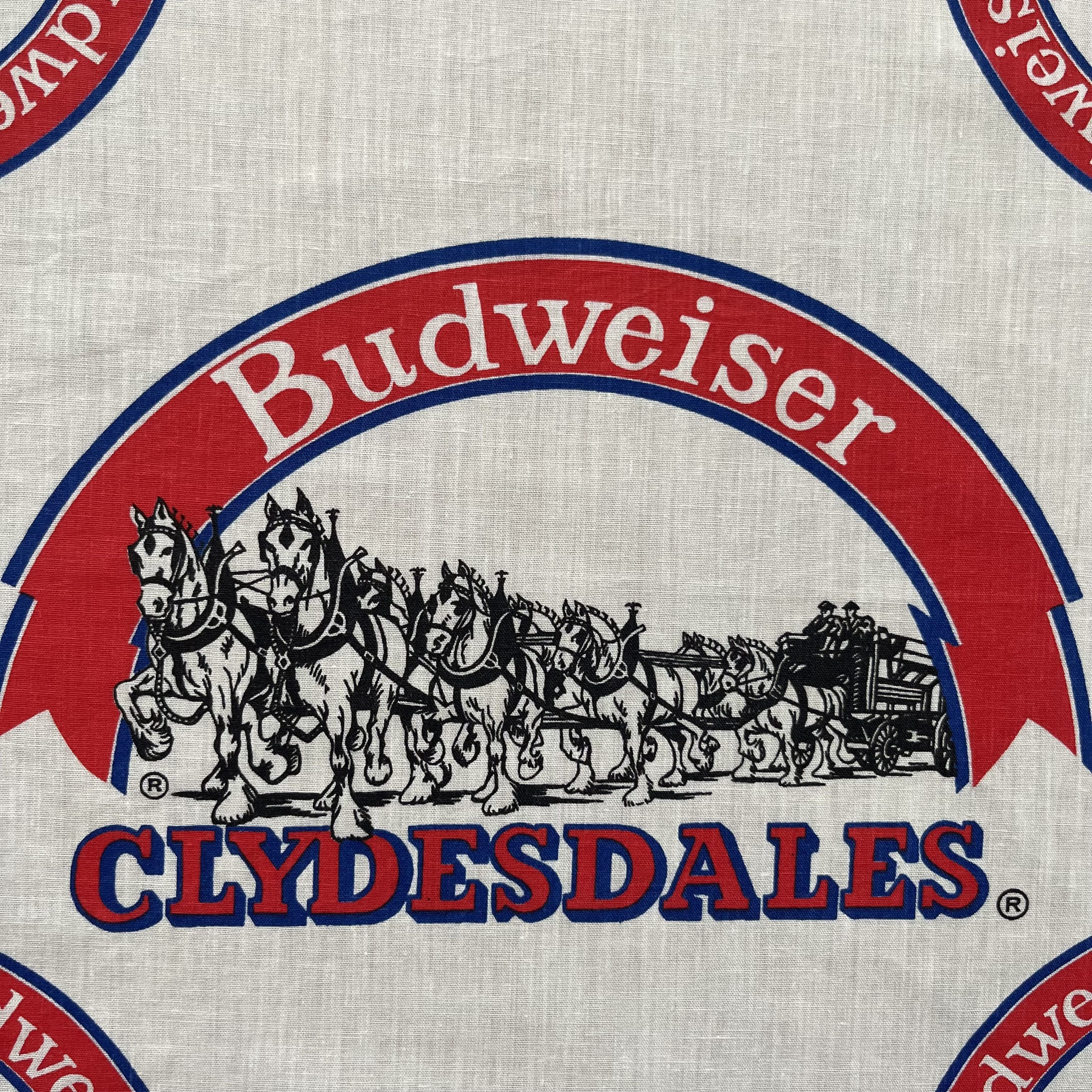 Budweiser Vintage90s Budweiser Handkerchief Size ONE SIZE - 2 Thumbnail