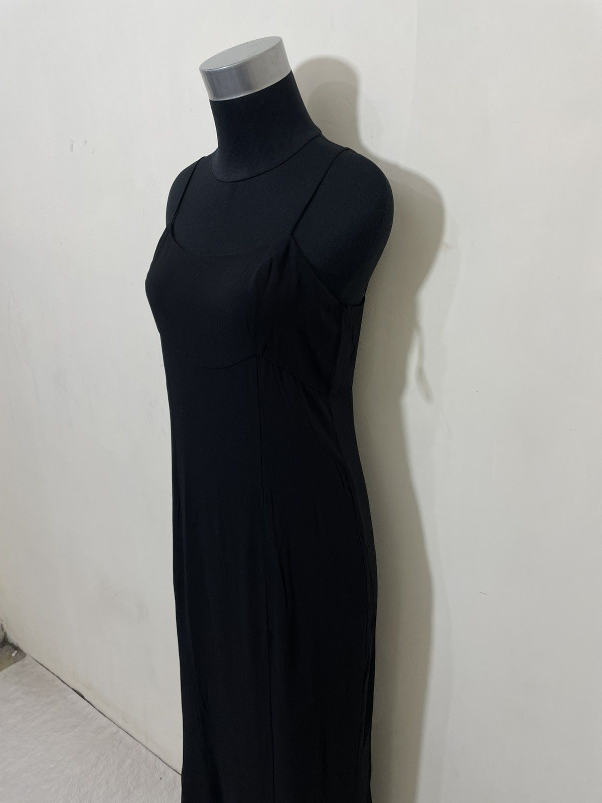Chanel 2000s Chanel Black Silk Sheer Maxi Slip Dress Hysteric Loro Size M / US 6-8 / IT 42-44 - 4 Thumbnail