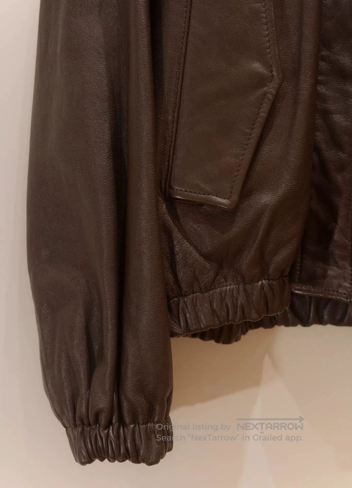 Stein STEIN Brown Leather Jacket. Size US M / EU 48-50 / 2 - 3 Thumbnail