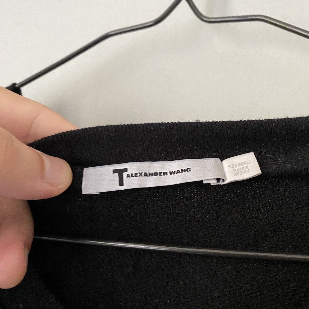 T by Alexander Wang ALEXANDER WANG OVERSIZE MINIMAL BLACK T SHIRT Size US S / EU 44-46 / 1 - 5 Thumbnail