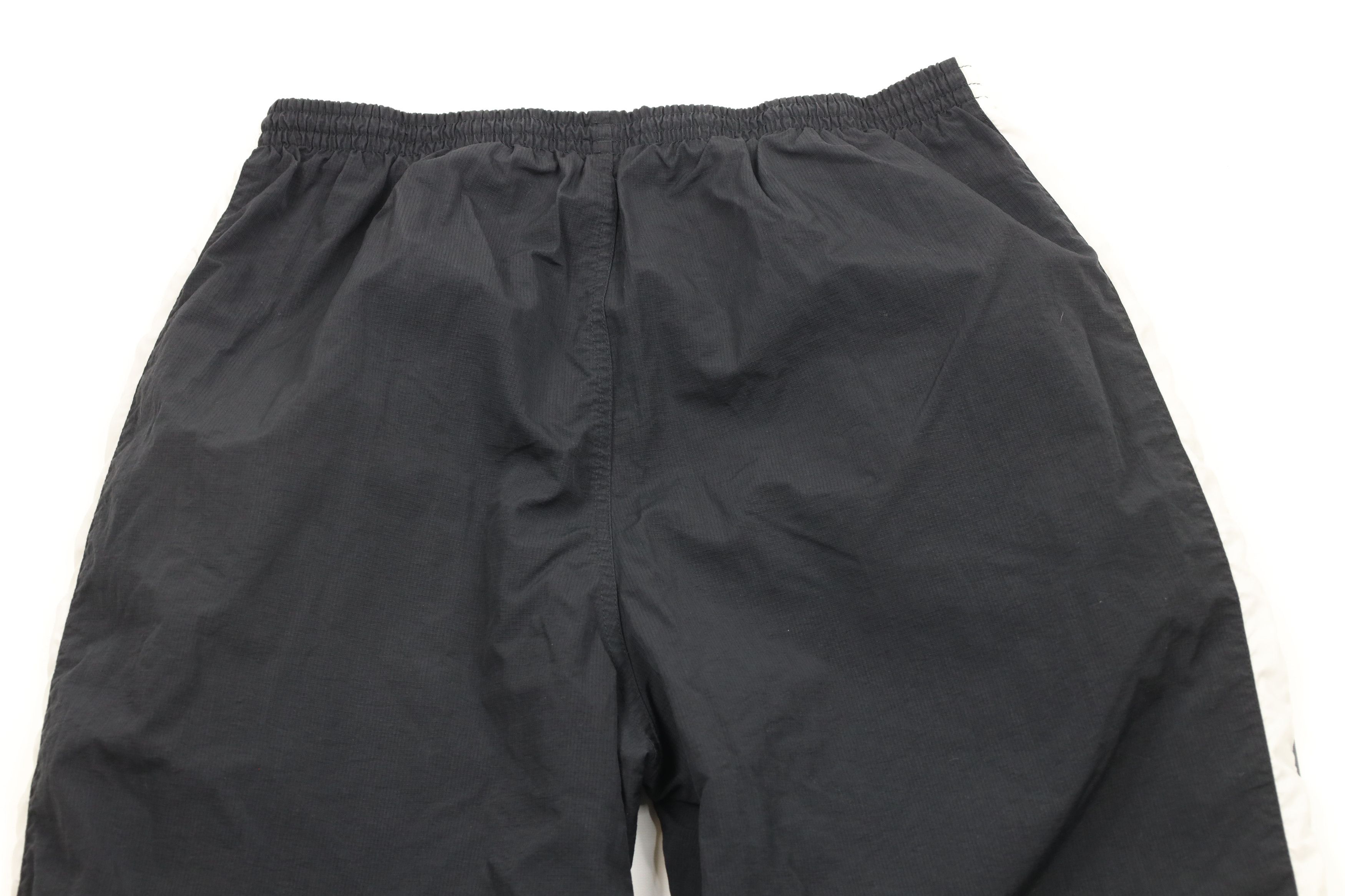 Reebok × Vintage Vintage 90s Reebok Lined Wide Leg Windbreaker Pants Black Size US 40 / EU 56 - 13 Thumbnail