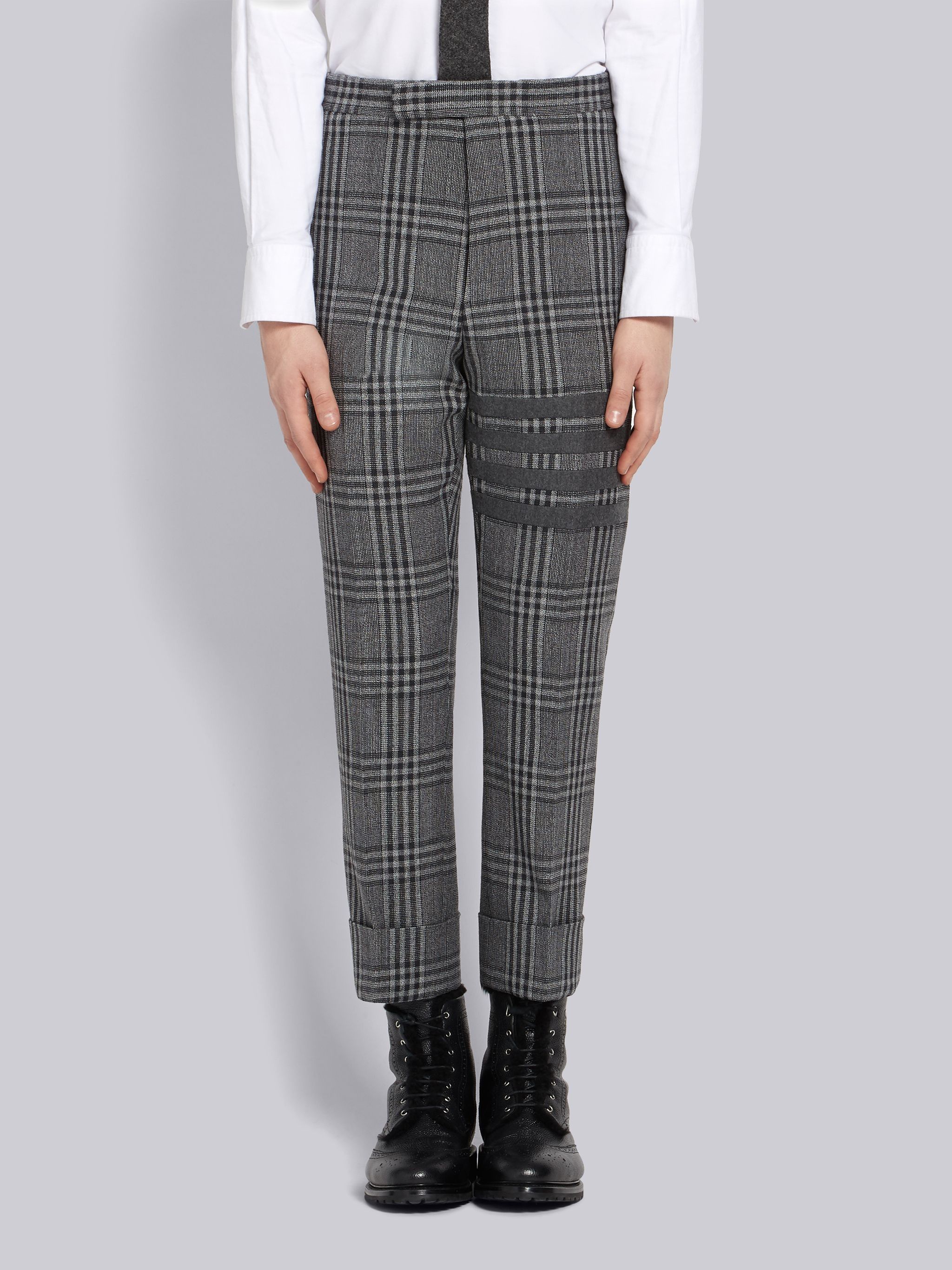 Thom Browne o1tko10925 Plaid Cropped Pants in Multicolor Size US 34 / EU 50 - 1 Thumbnail