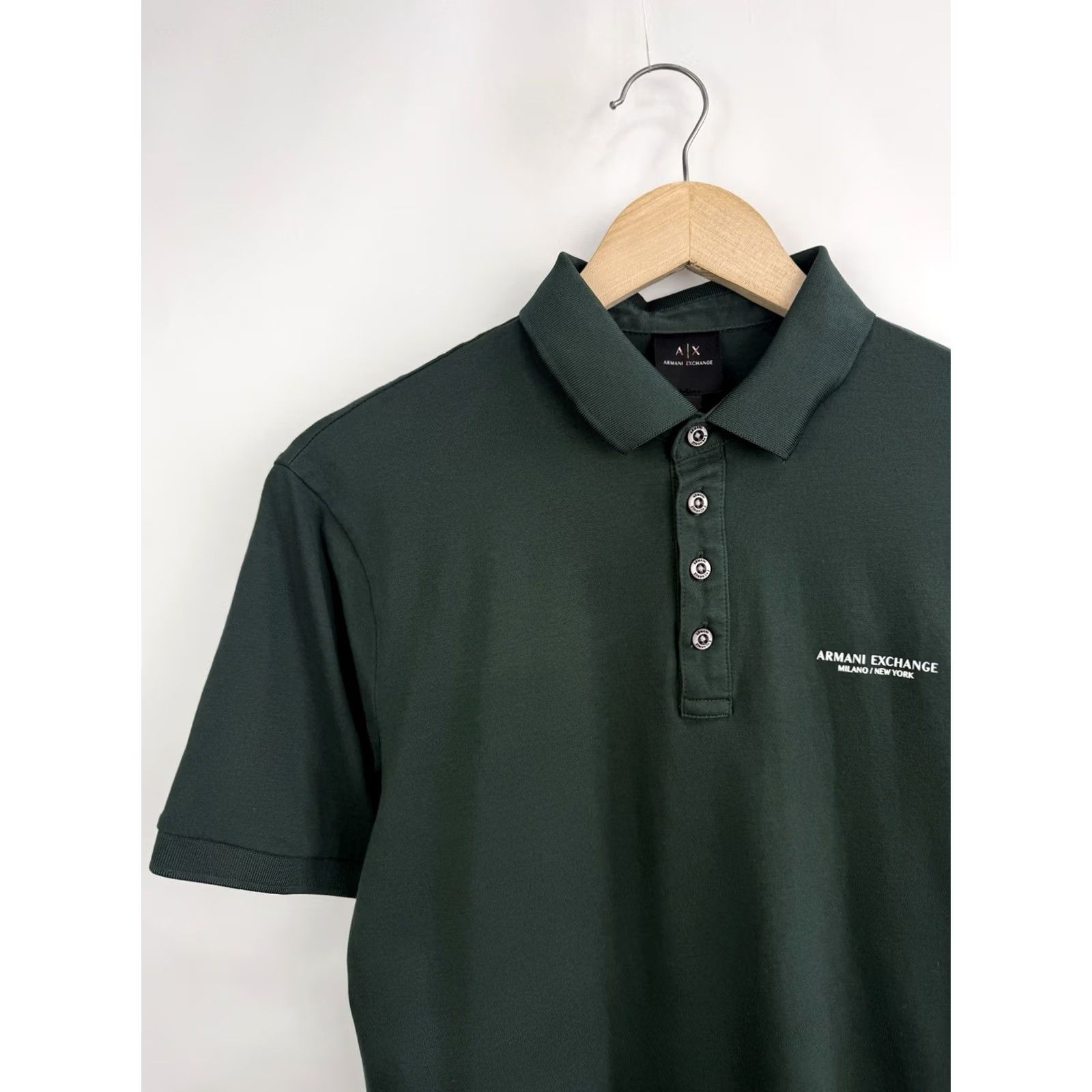 Armani Exchange Armani Exchange Polo T-Shirt Green M Men Milano New York Luxury Rare Shirt Size US M / EU 48-50 / 2 - 5 Thumbnail