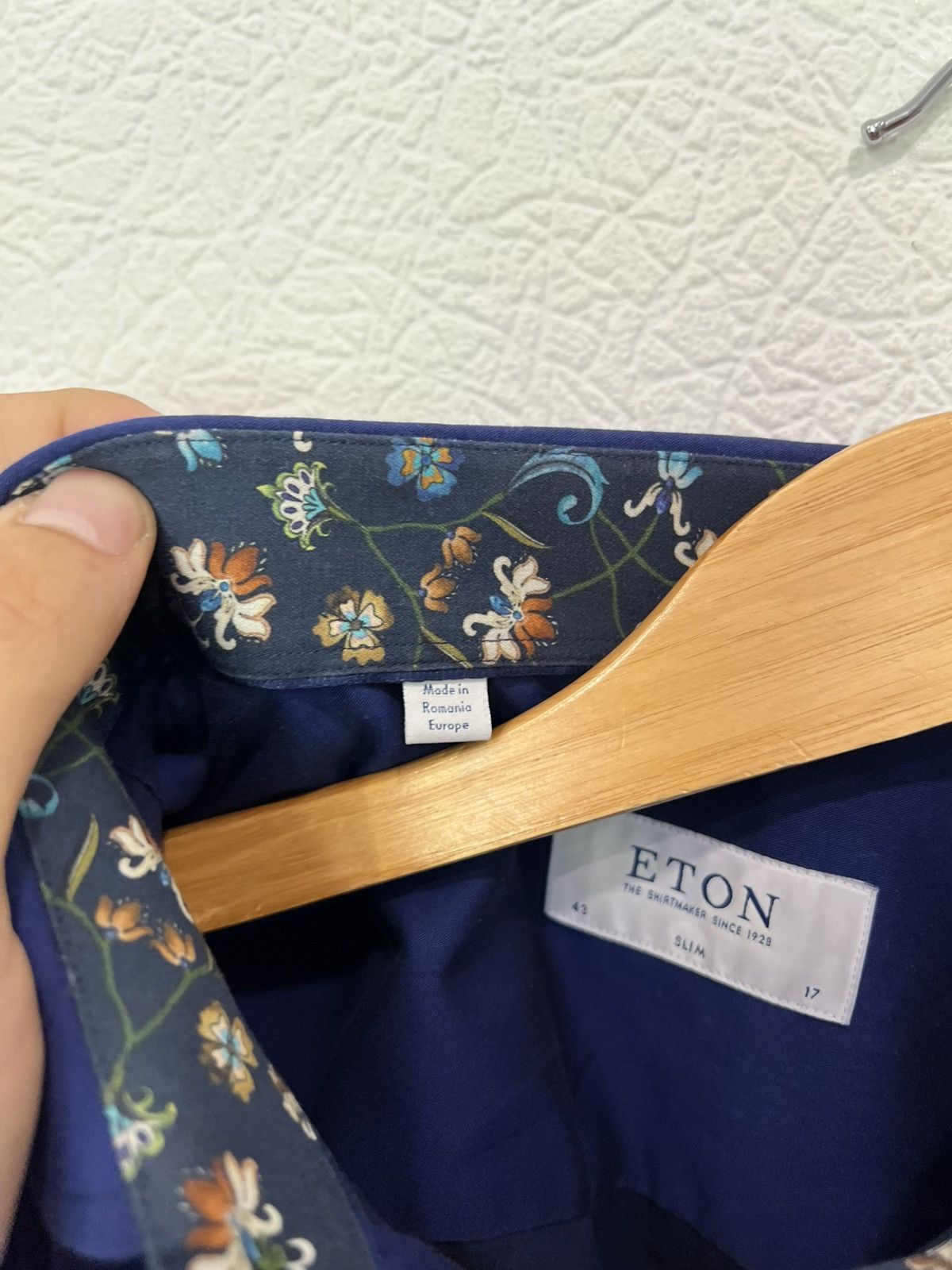 Eton Eton Blue Classic Button Shirt Large Size US L / EU 52-54 / 3 - 4 Thumbnail
