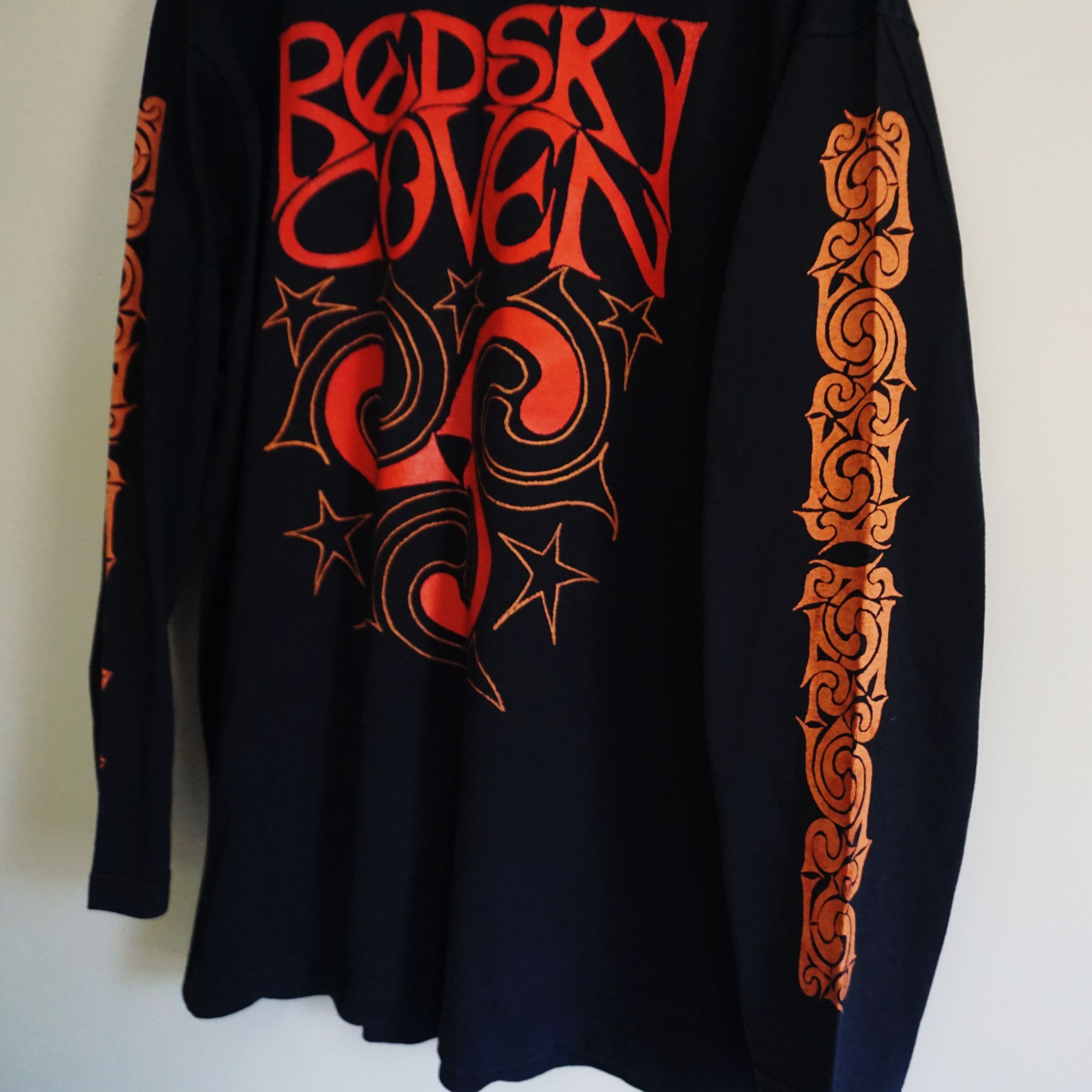 Band Tees × Vintage Vintage 90s *redsky raven* Longsleeve single stitch Size US XL / EU 56 / 4 - 7 Thumbnail