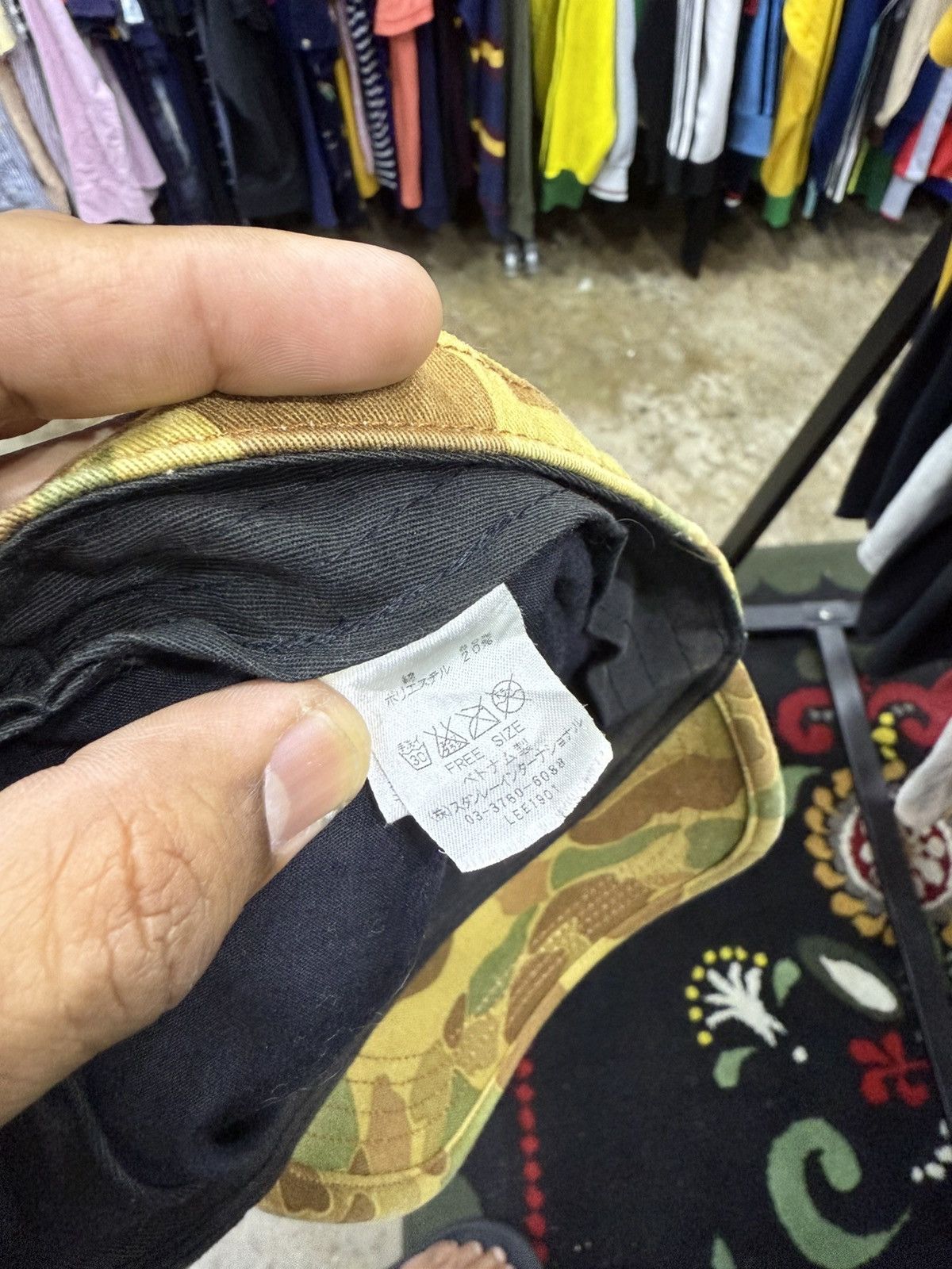 Lee × Vintage Vintage Lee Union made hat camo Size ONE SIZE - 7 Thumbnail