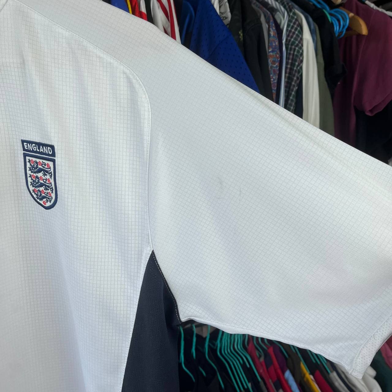 Umbro Umbro England 2004/2005 Football Soccer Training Jersey Size US XL / EU 56 / 4 - 6 Thumbnail
