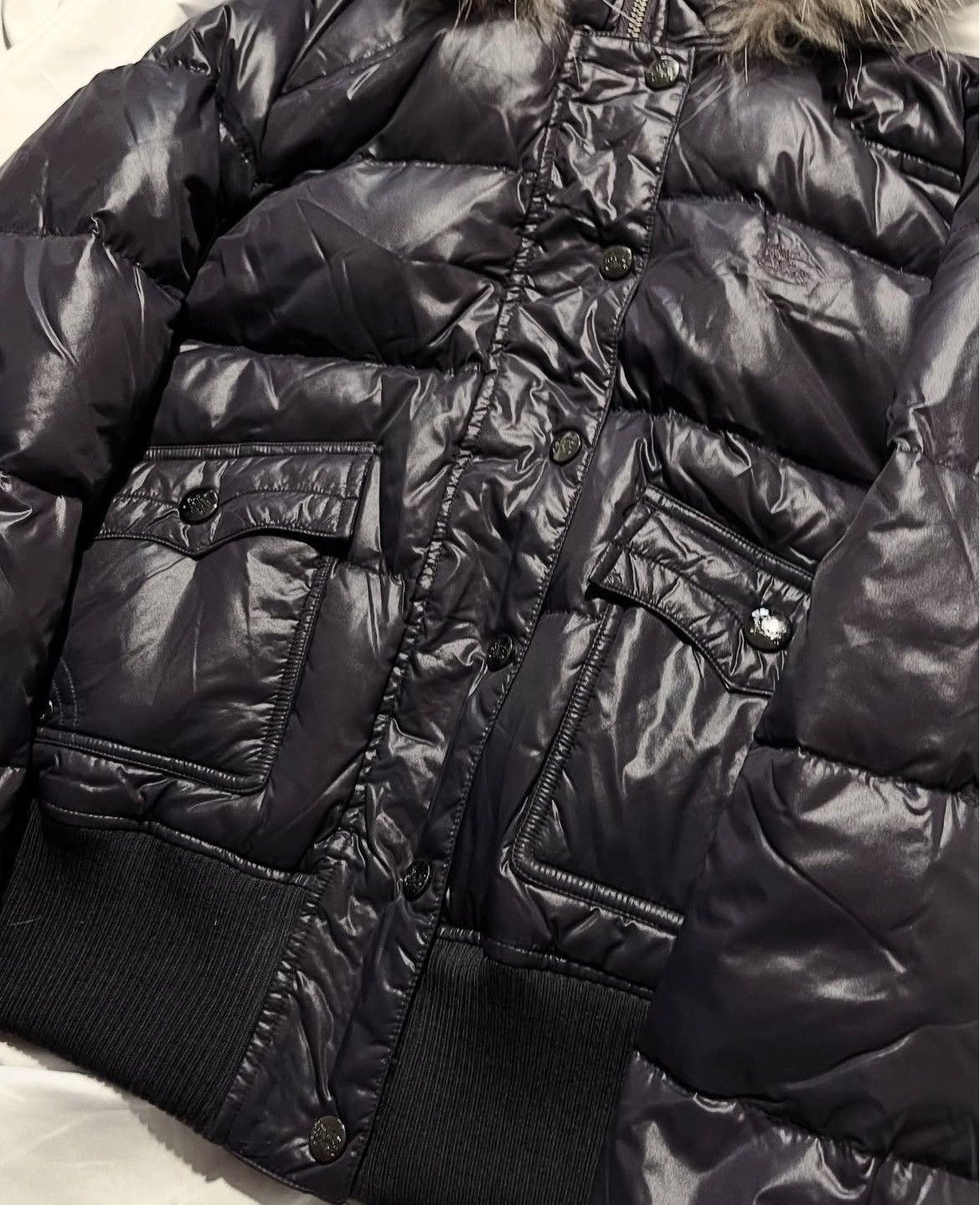 Burberry BURBERRY BLUE LABEL 2000 REAL FUR NOVA CHECK PURPLE PUFFER Size M / US 6-8 / IT 42-44 - 7 Thumbnail