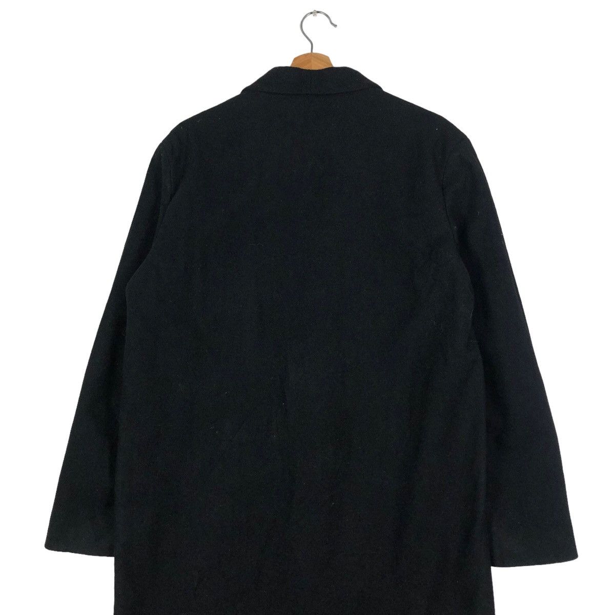Lemaire 🔥Rich Black Long Fly Jacket Double Breast Uniqlo Lemaire Size US S / EU 44-46 / 1 - 9 Thumbnail