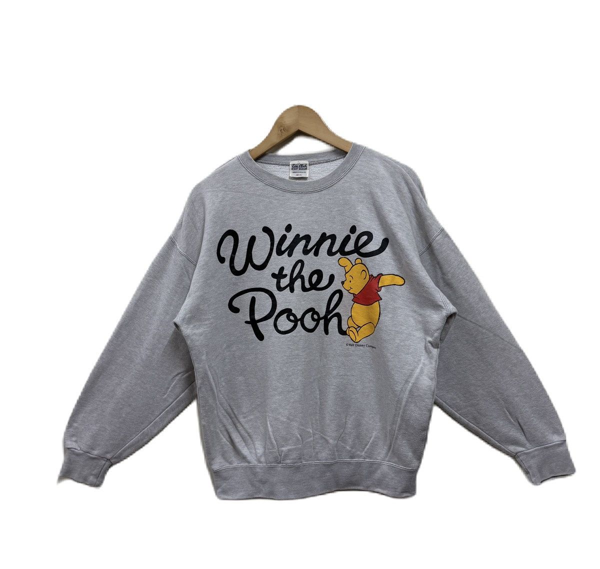 Disney Vintage 90s Winnie The Pooh Sweatshirt Pullover Size US L / EU 52-54 / 3 - 1 Thumbnail