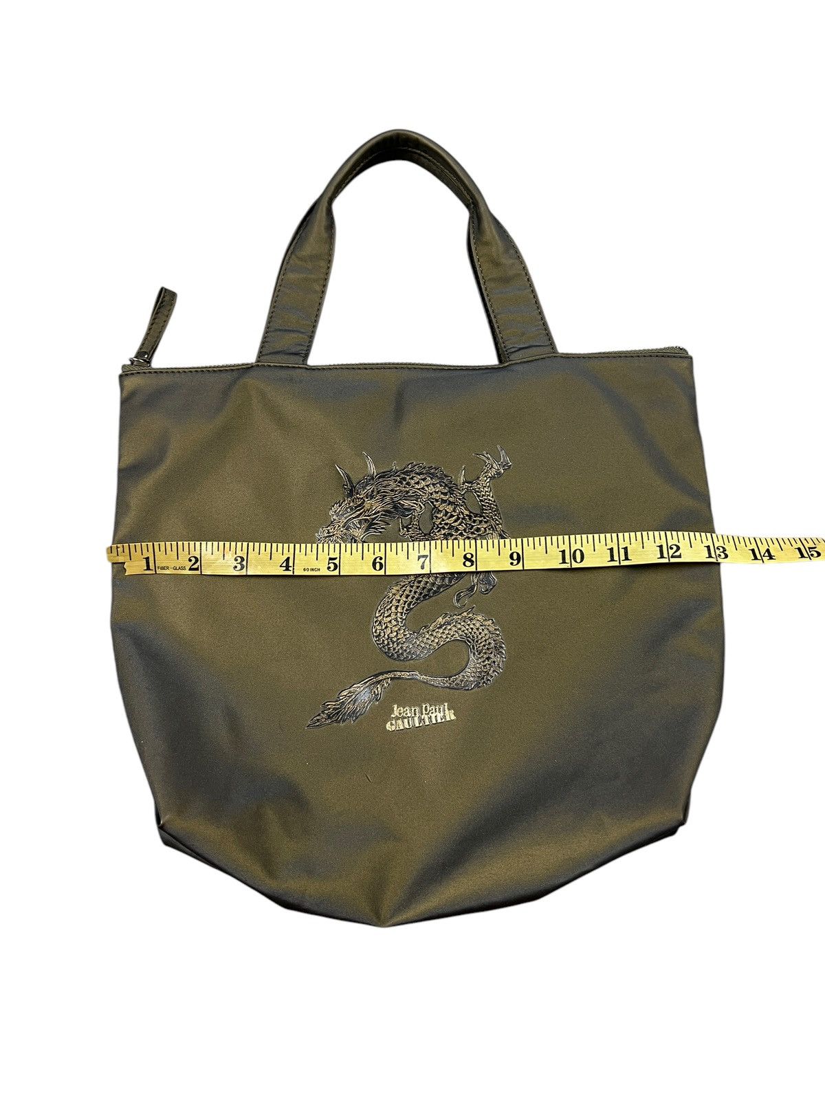 Jean Paul Gaultier Vintage JPG Metallic Green Dragon Shoulder Bag Size ONE SIZE - 16 Thumbnail