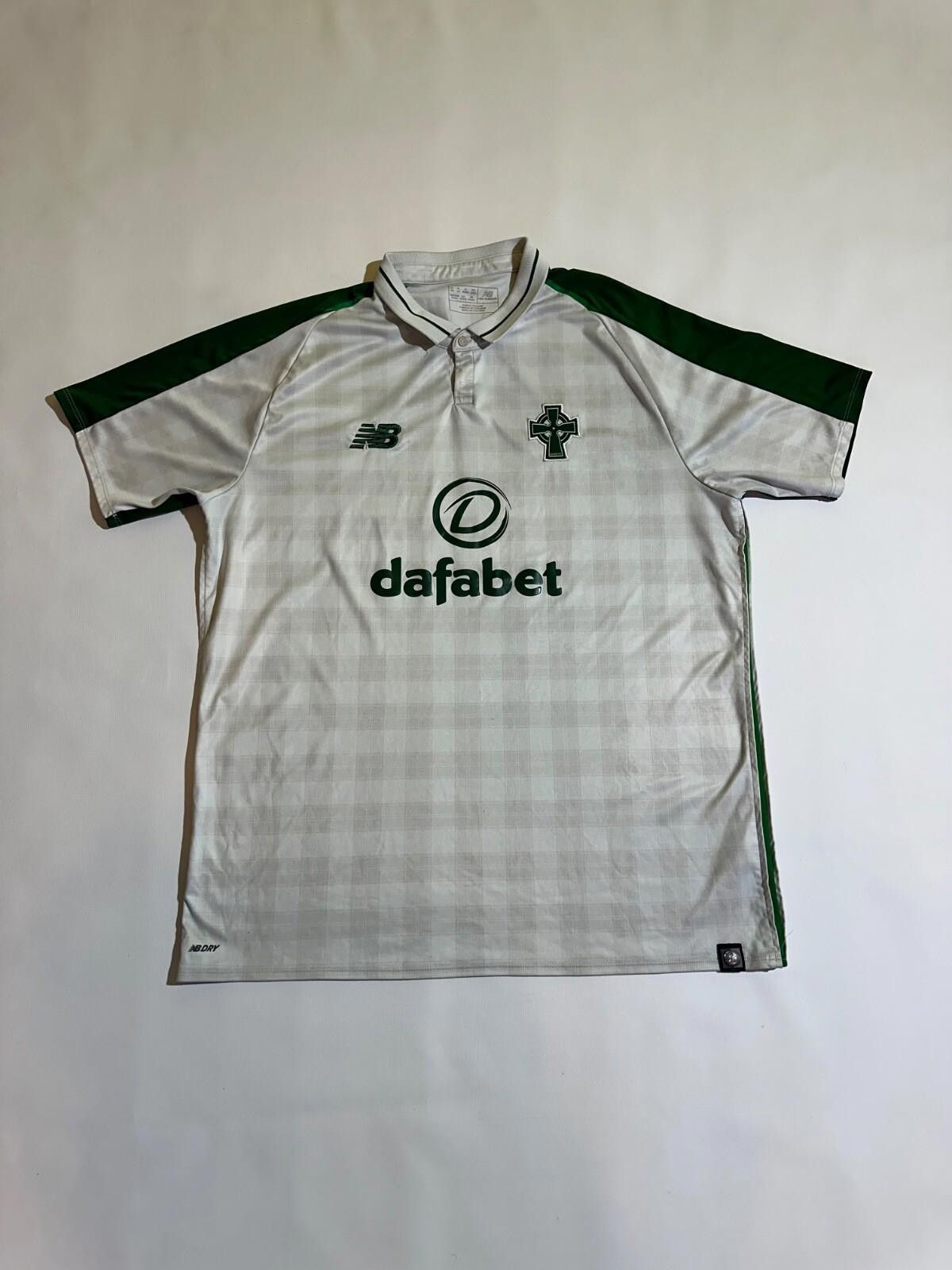 New Balance CELTIC 2018 2019 AWAY SHIRT FOOTBALL SOCCER JERSEY Size US XL / EU 56 / 4 - 1 Thumbnail