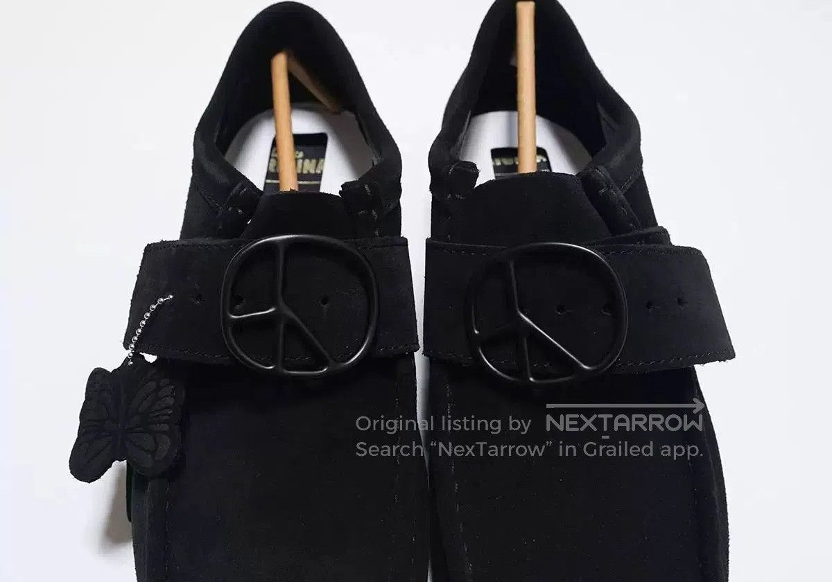 Needles NEEDLES × CLARKS WALLABEE Black Shoes. Size US 9.5 / EU 42-43 - 2 Thumbnail